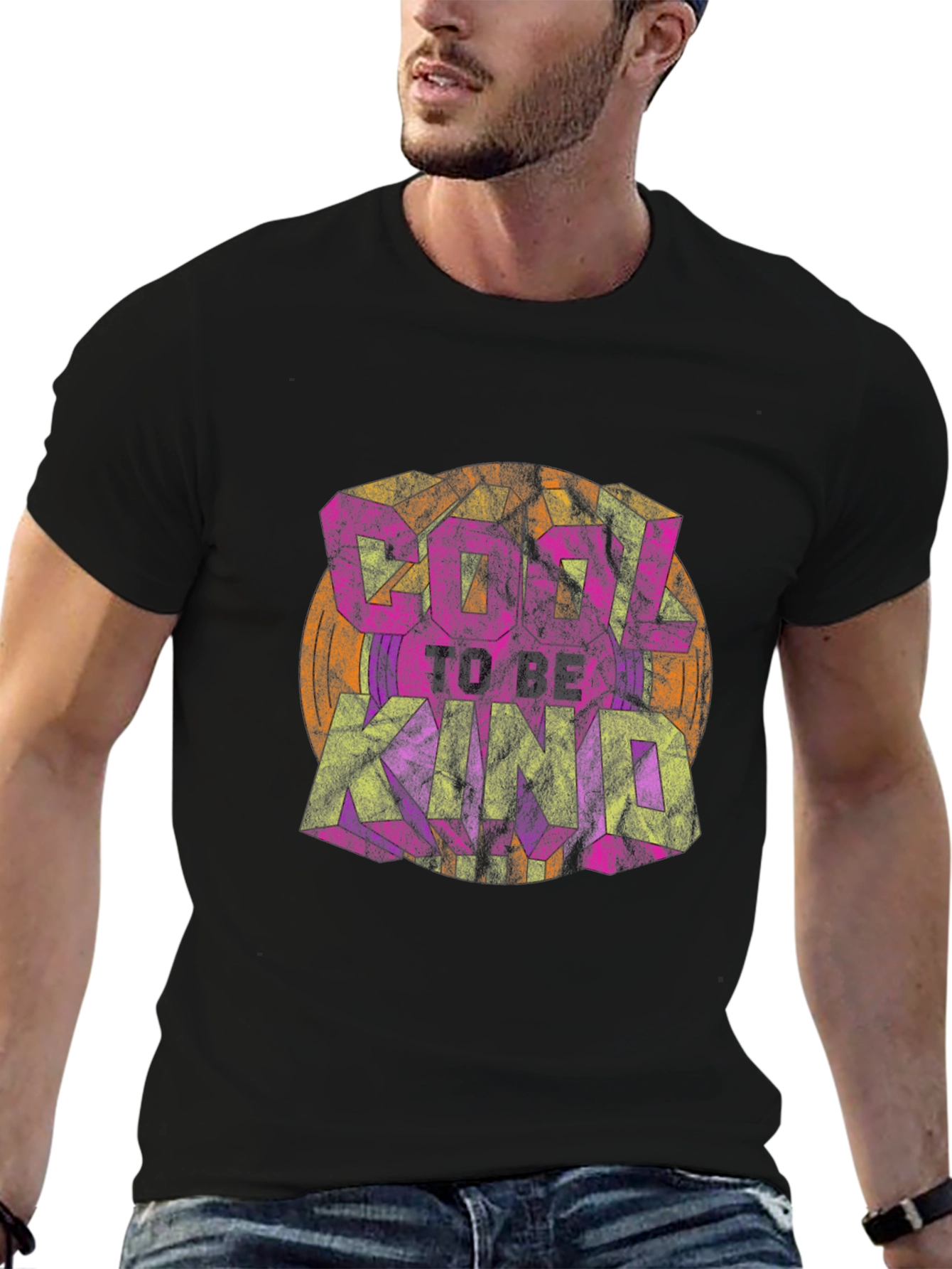 Cool to Be Kind Graphic Tee - Black