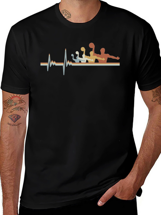 Water Polo Heartbeat Graphic Tee