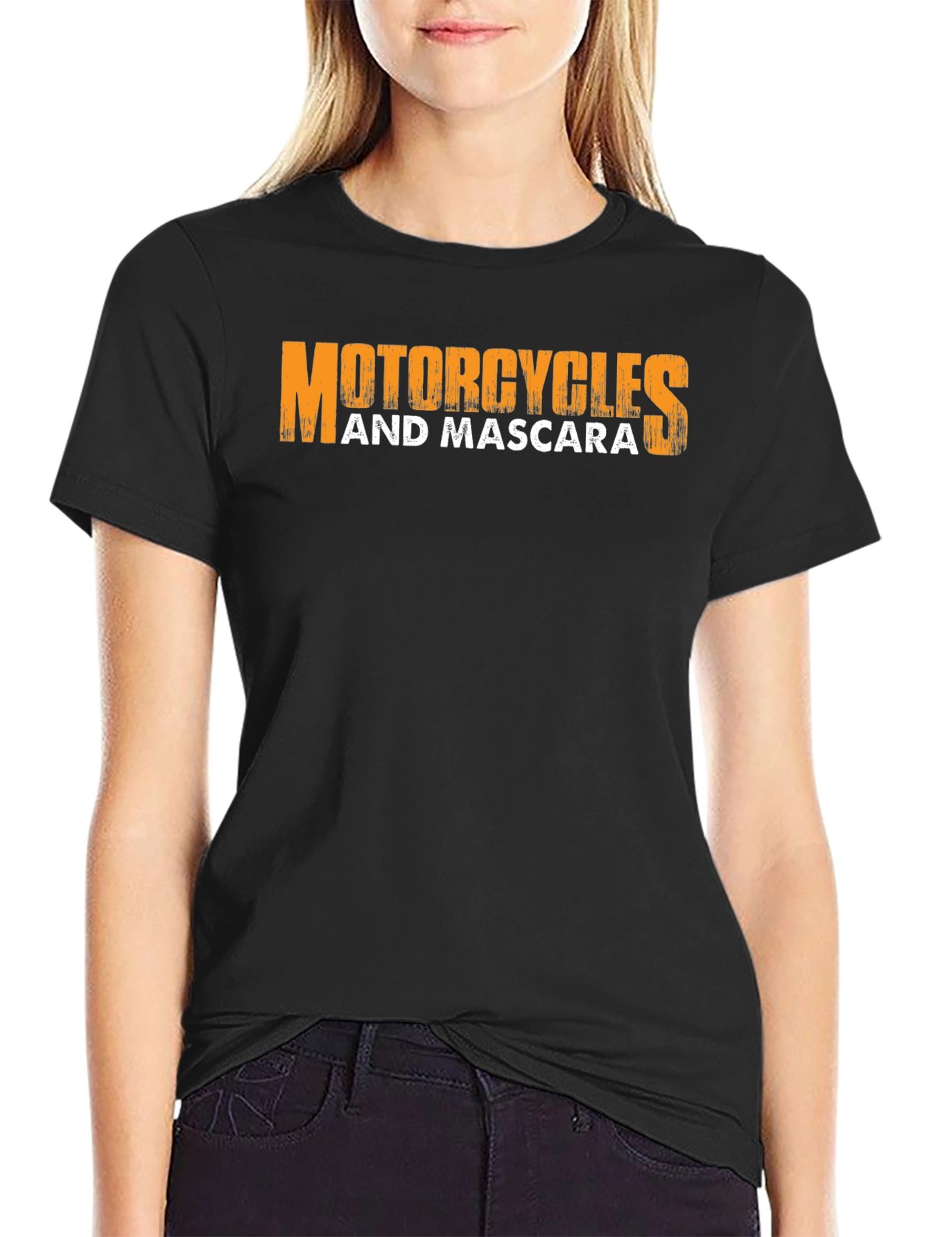 Motorcycles and Mascara Graphic Tee