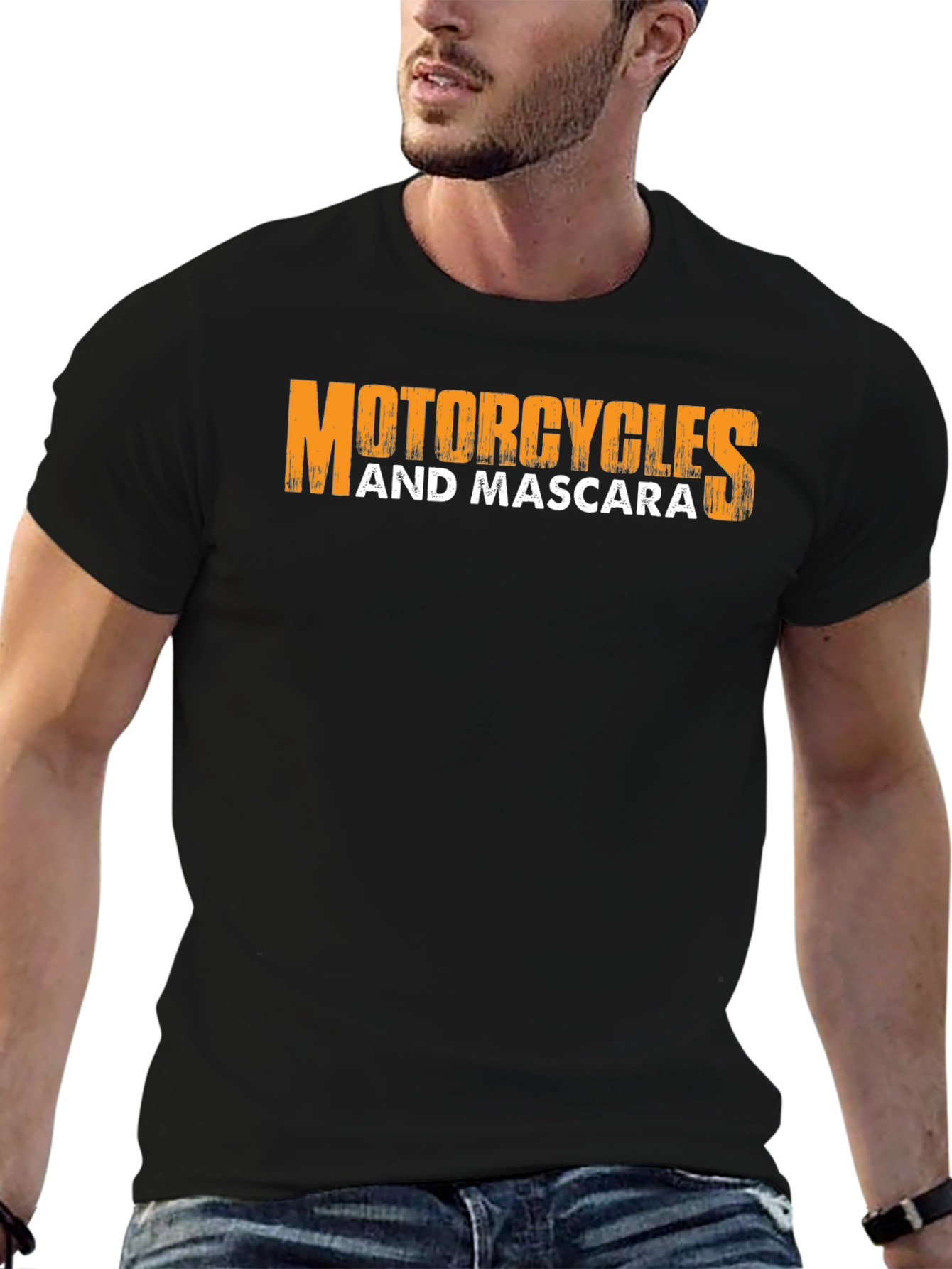 Motorcycles and Mascara Graphic Tee