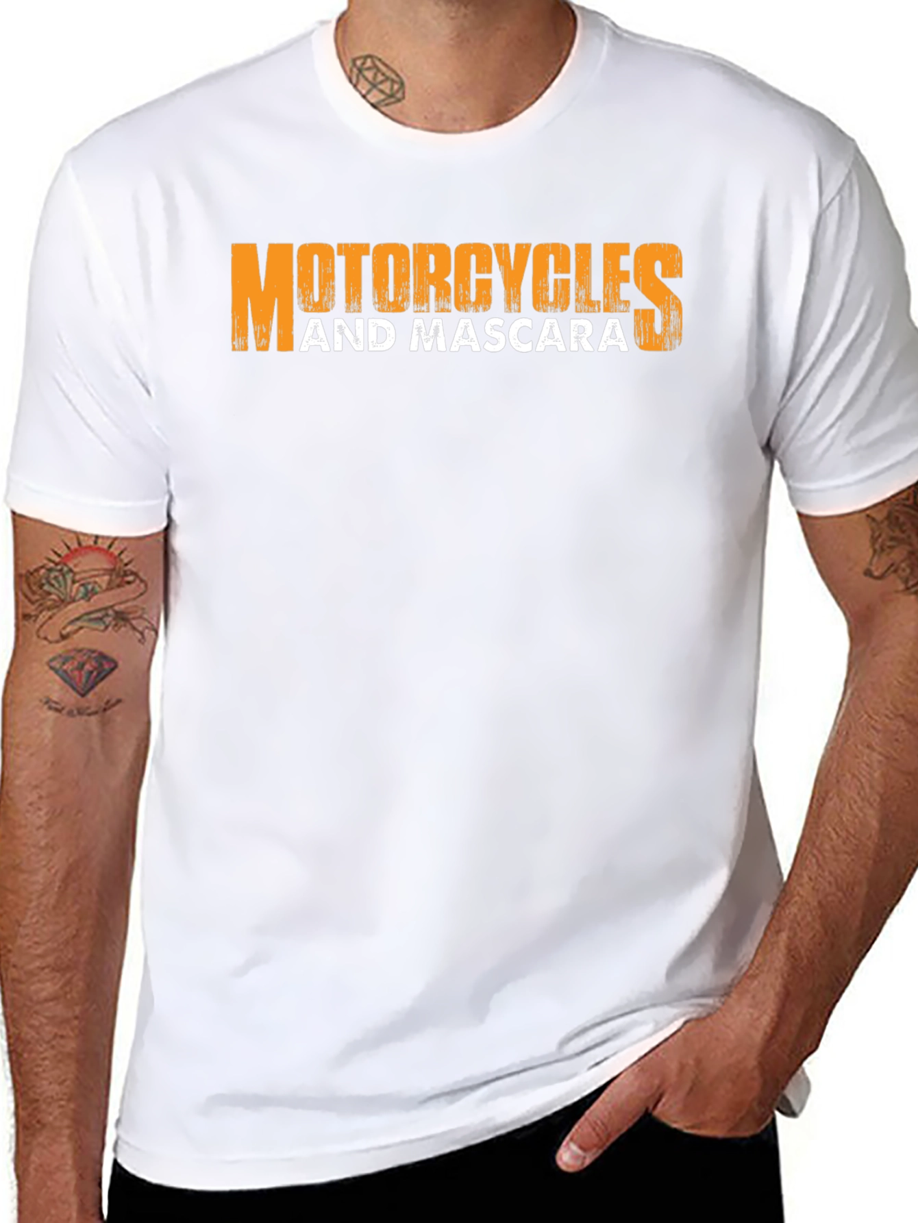 Motorcycles and Mascara Graphic Tee