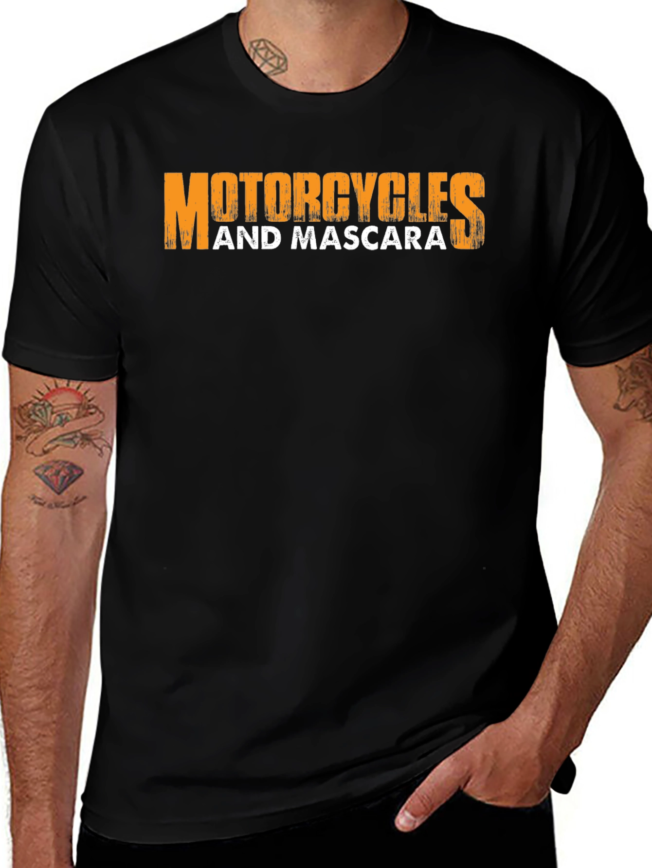 Motorcycles and Mascara Graphic Tee