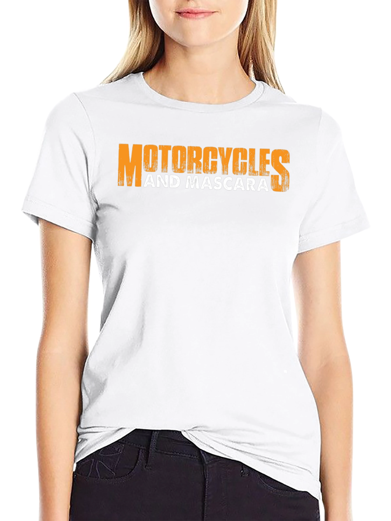 Motorcycles and Mascara Graphic Tee
