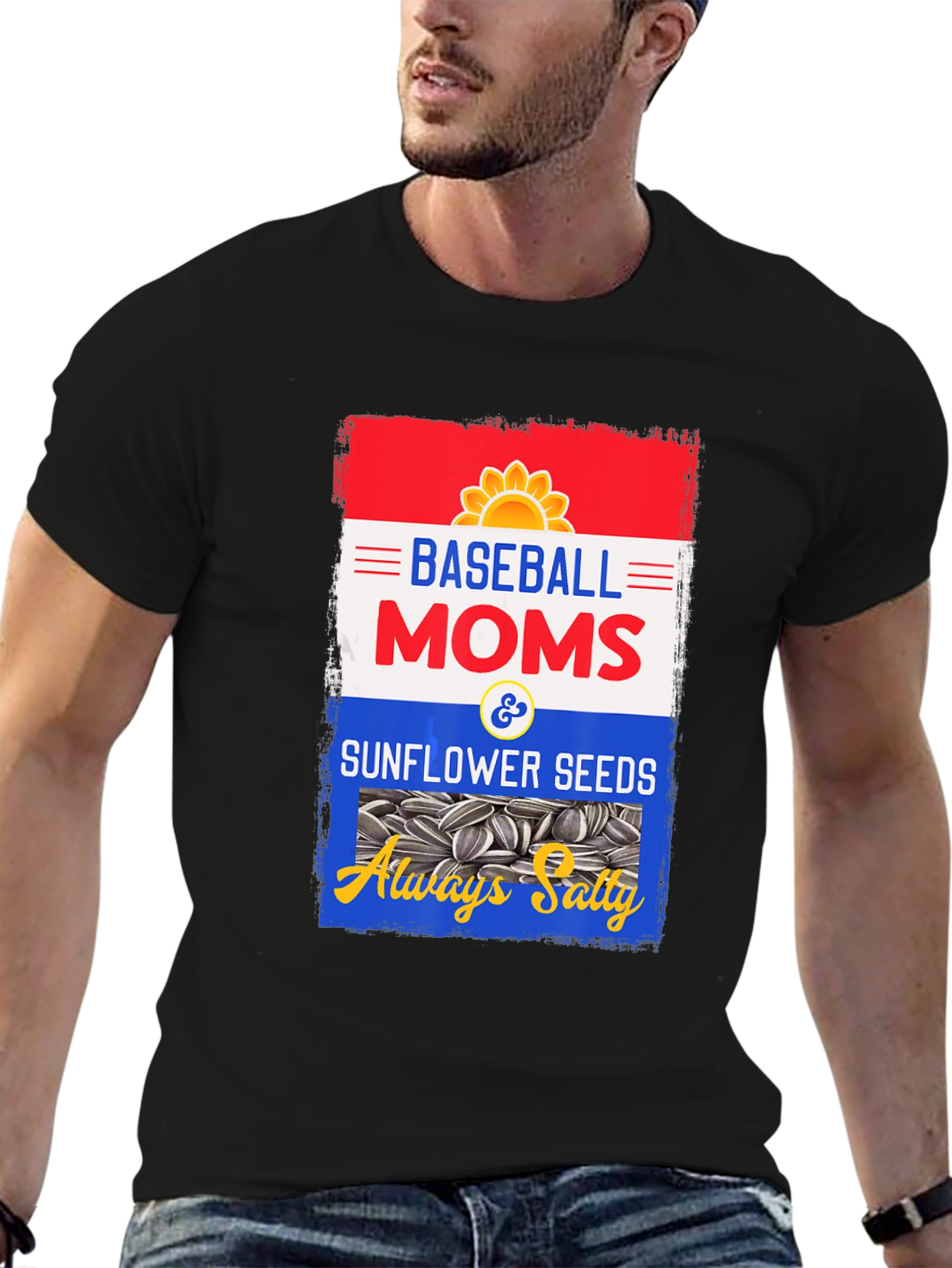 Baseball Moms Sunflower Seeds T-Shirt