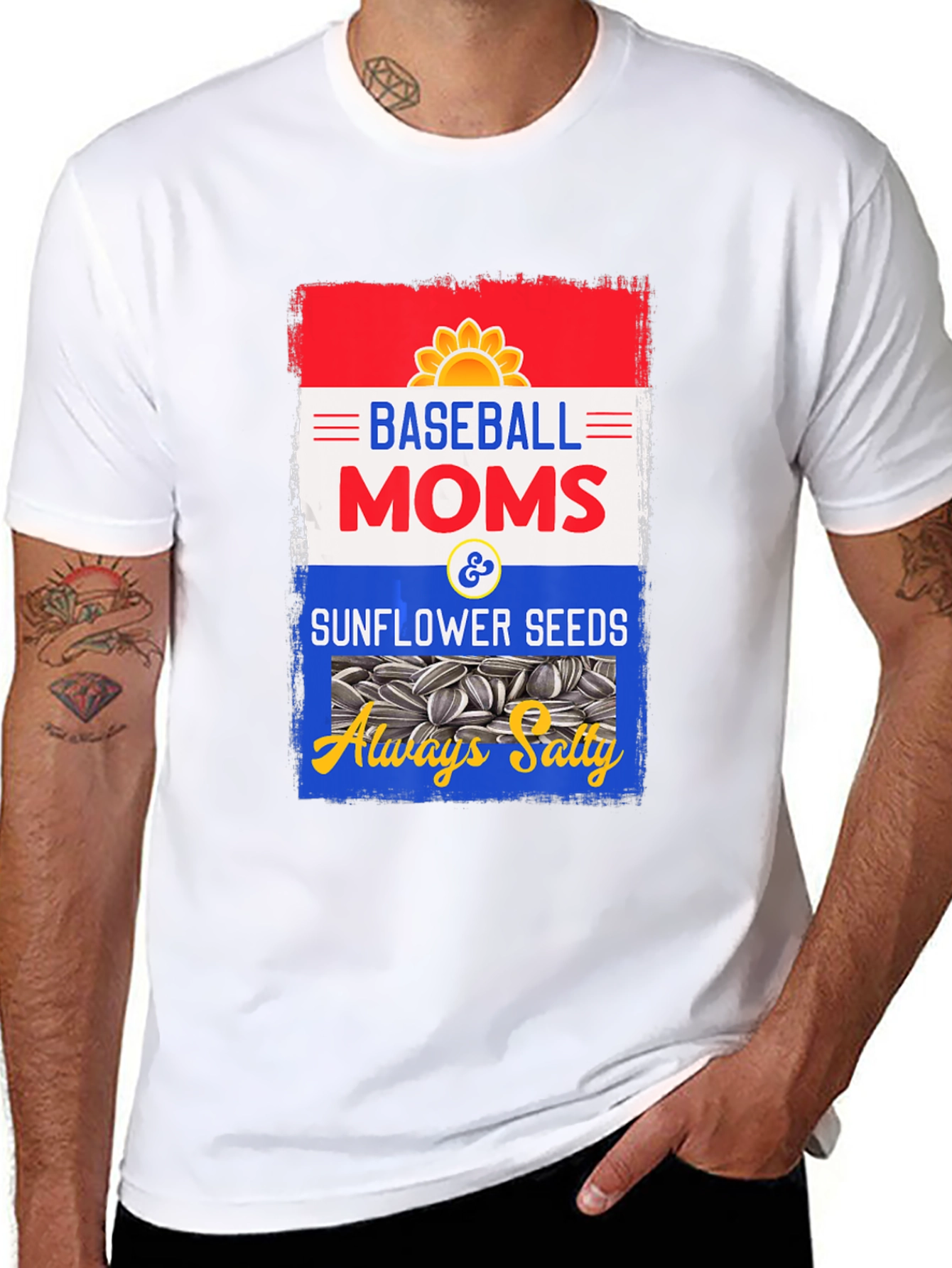 Baseball Moms Sunflower Seeds T-Shirt