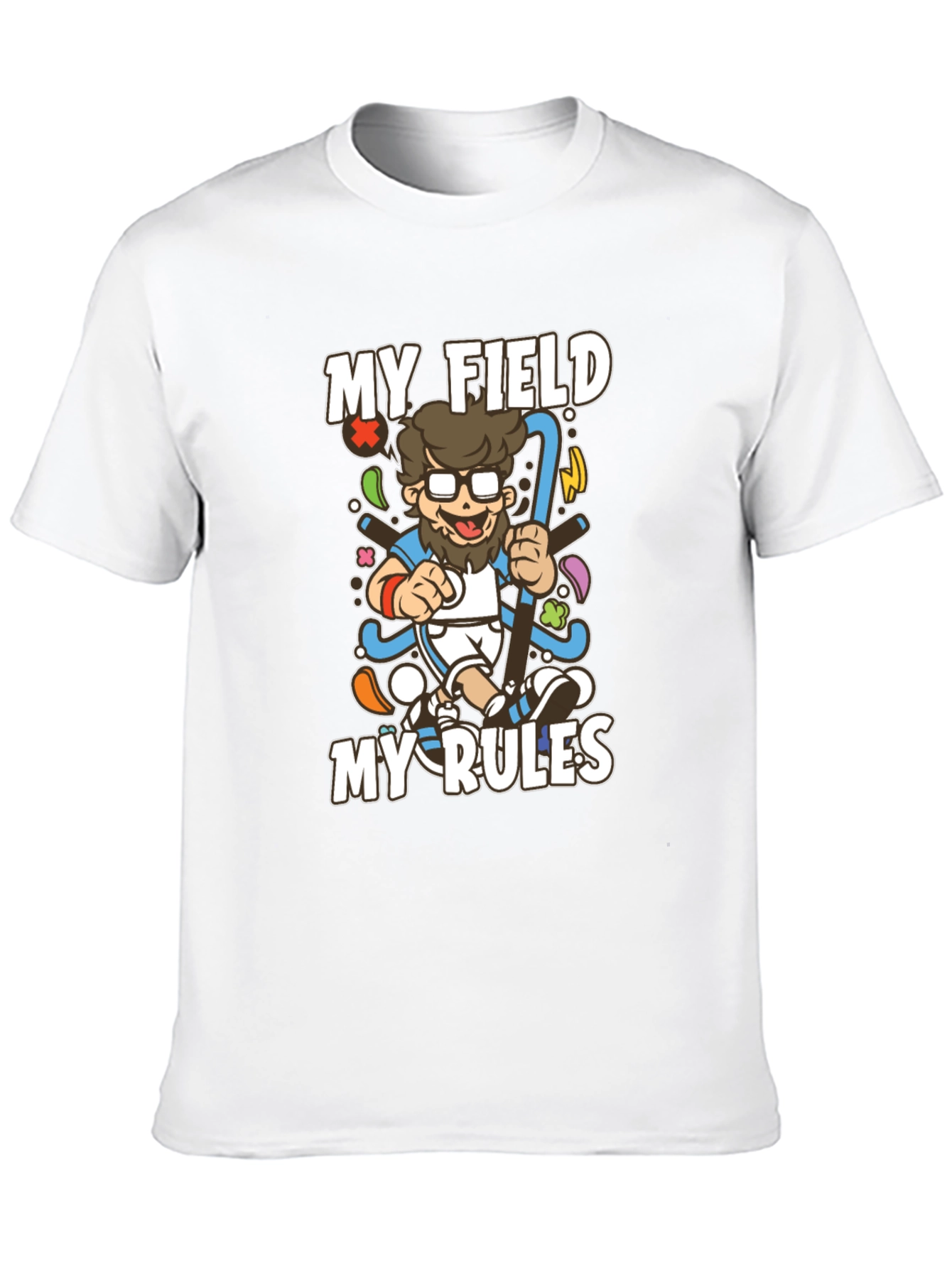 My Field My Rules Hockey Graphic T-Shirt