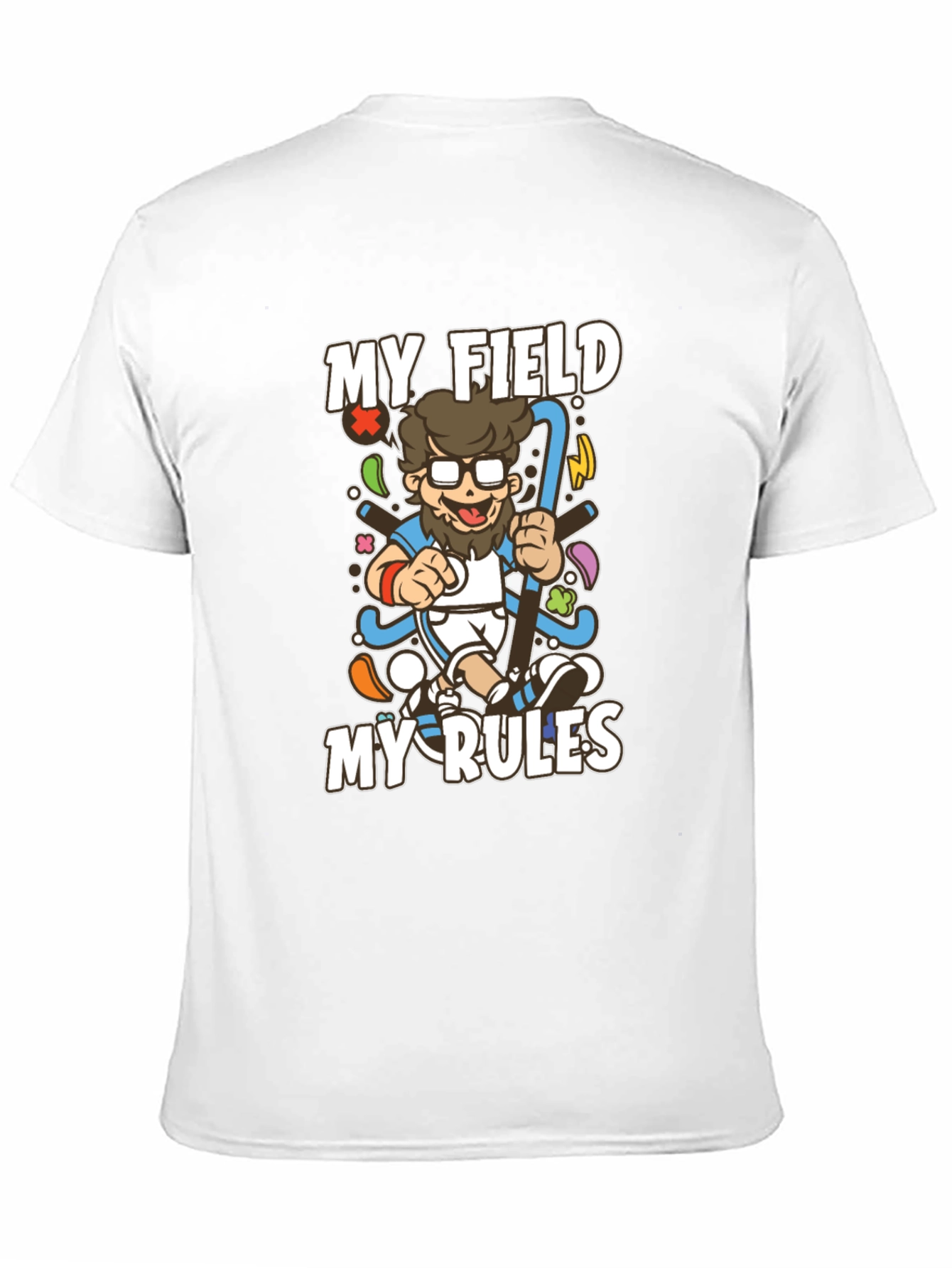 My Field My Rules Hockey Graphic T-Shirt