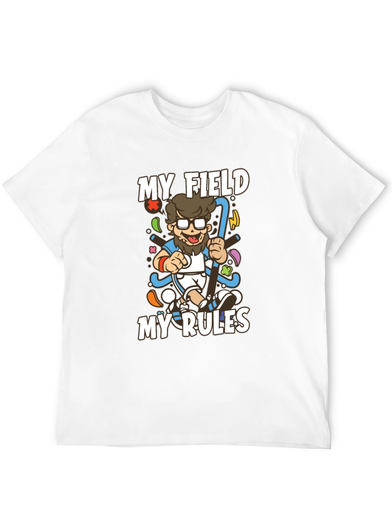 My Field My Rules Hockey Graphic T-Shirt