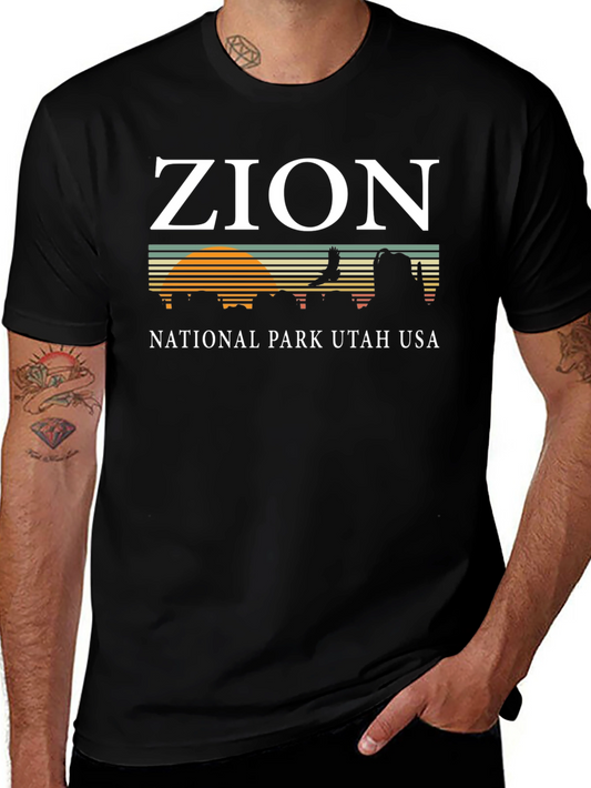 Zion National Park Retro T-Shirt