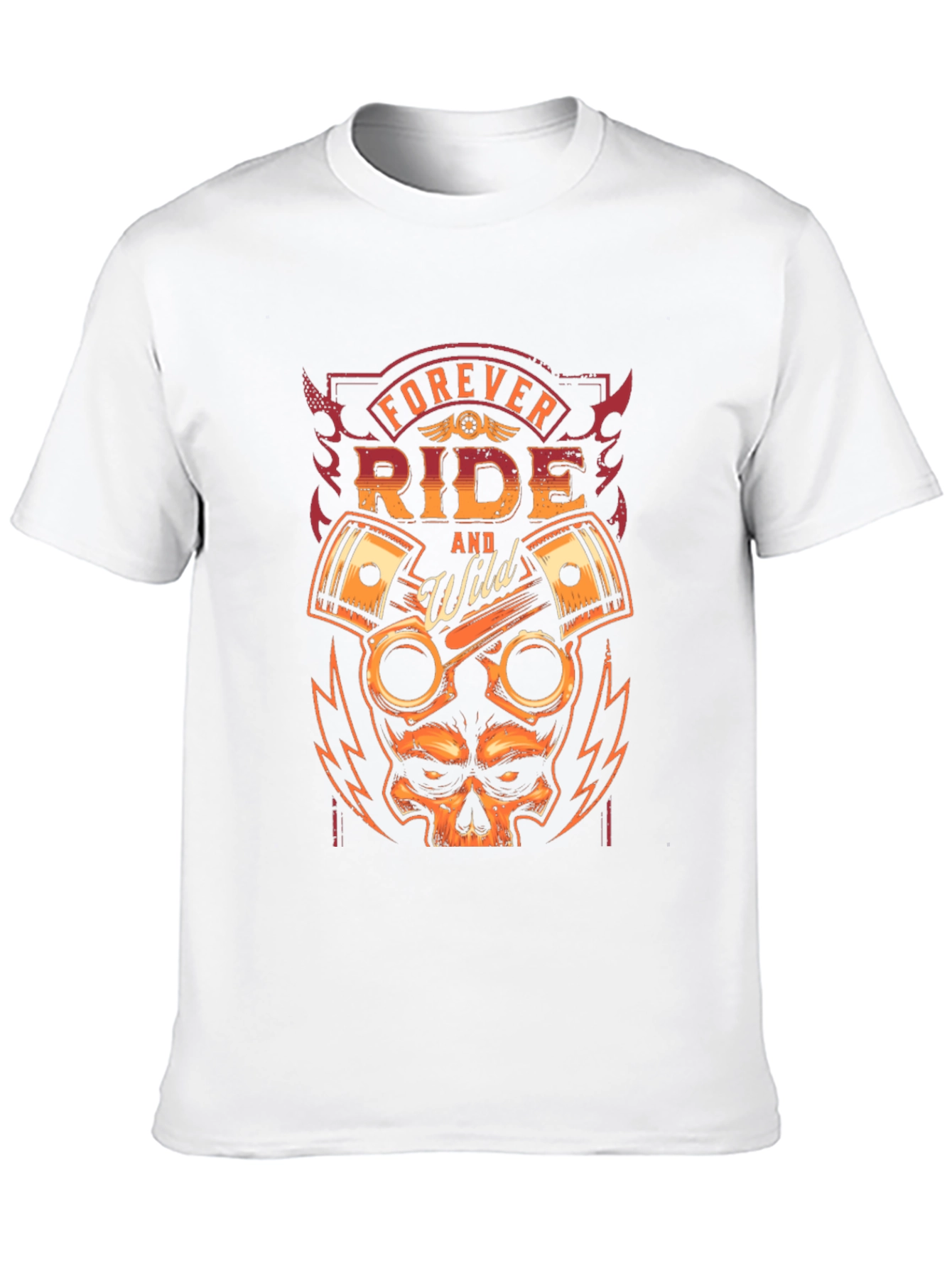 Forever Ride Wild Graphic Tee - Black
