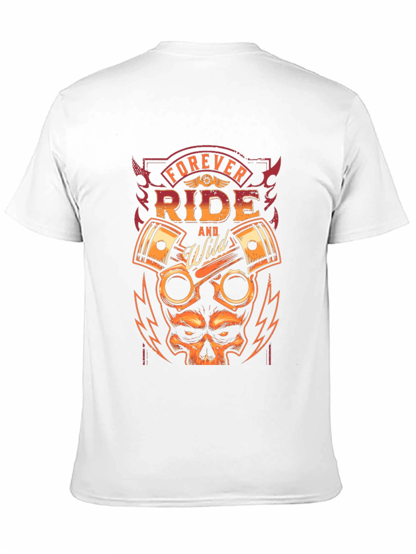 Forever Ride Wild Graphic Tee - Black