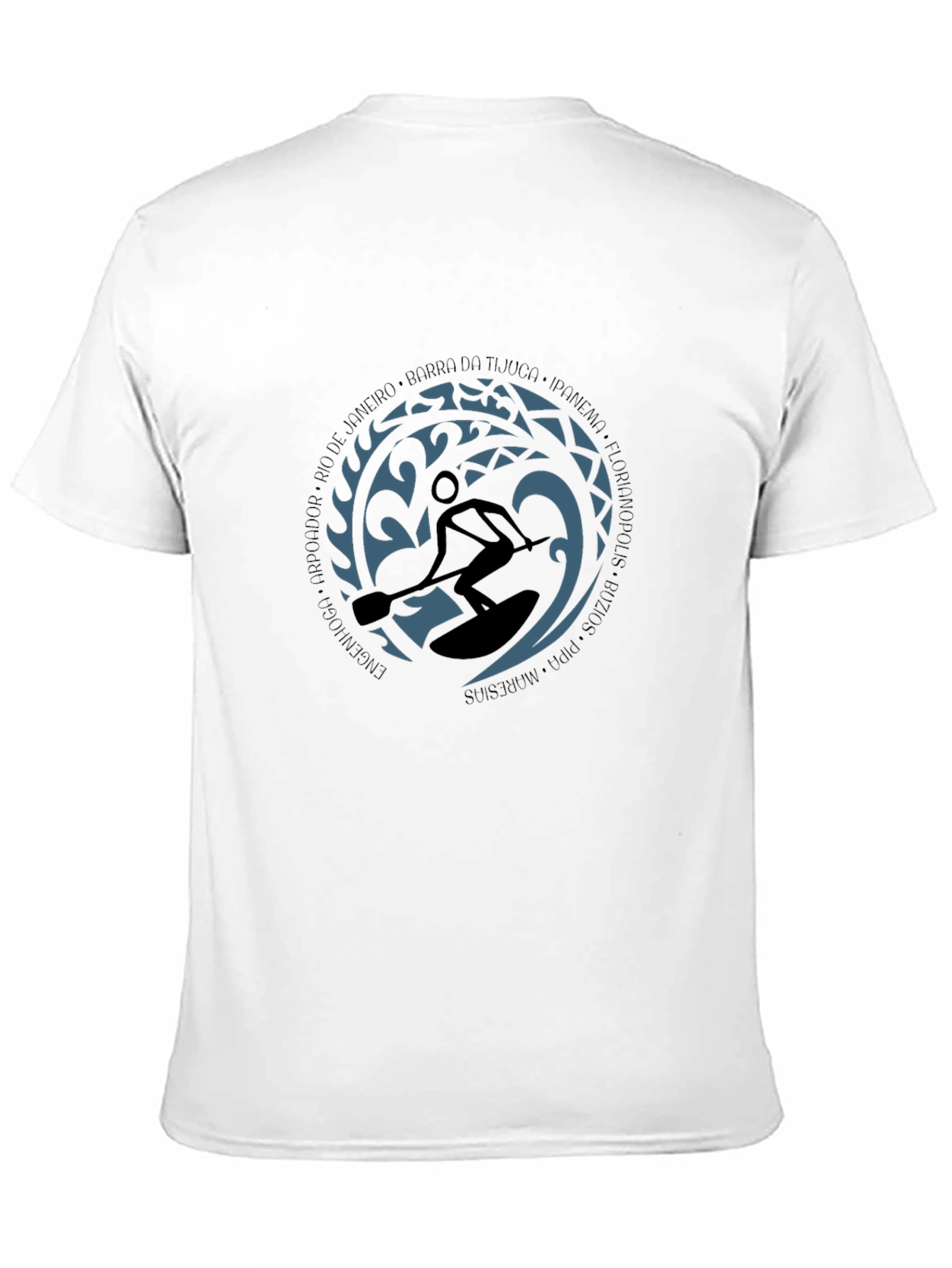 Mens Stand Up Paddle Board Graphic Tee