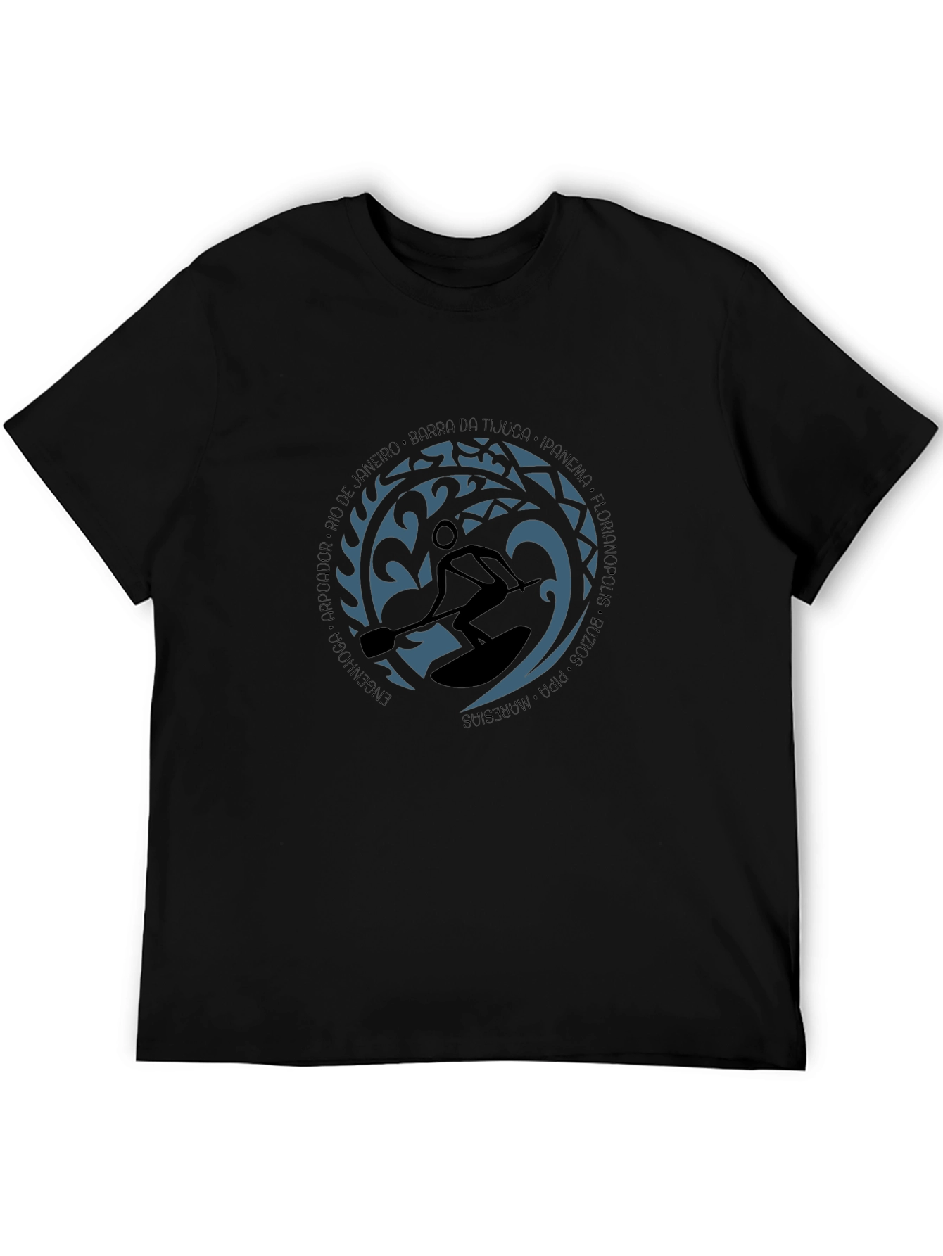 Mens Stand Up Paddle Board Graphic Tee