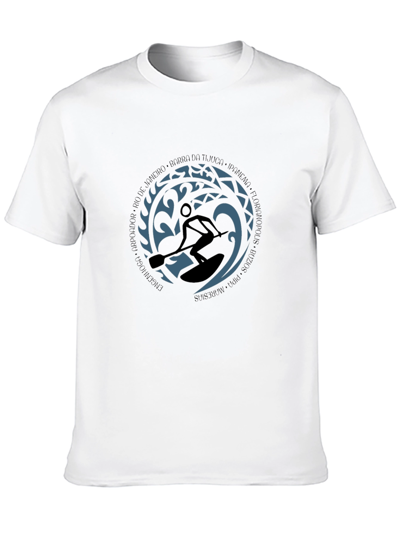 Mens Stand Up Paddle Board Graphic Tee