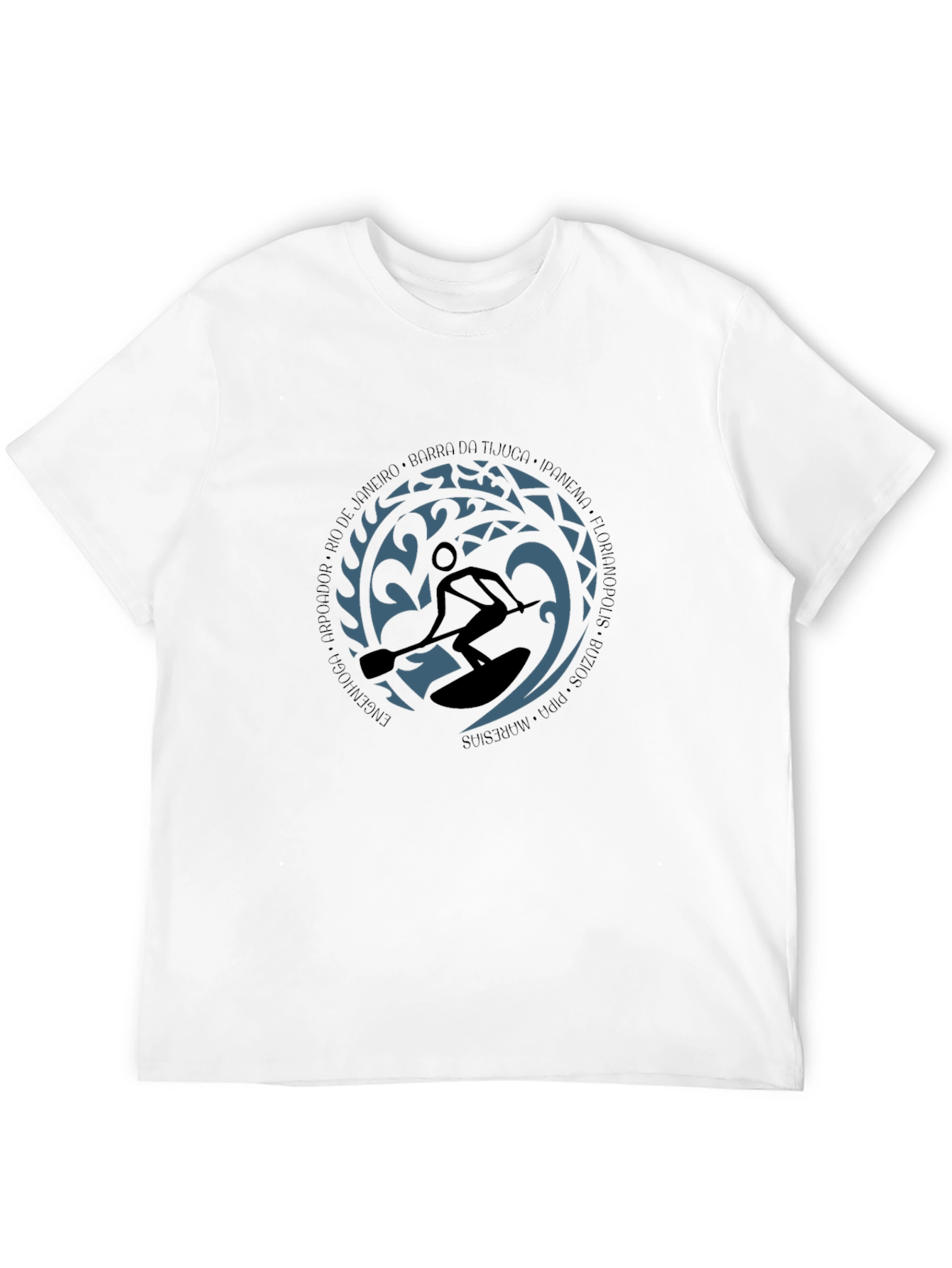 Mens Stand Up Paddle Board Graphic Tee