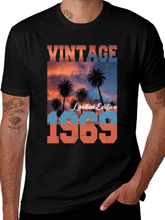 Vintage 1969 Limited Edition Sunset Graphic T-Shirt