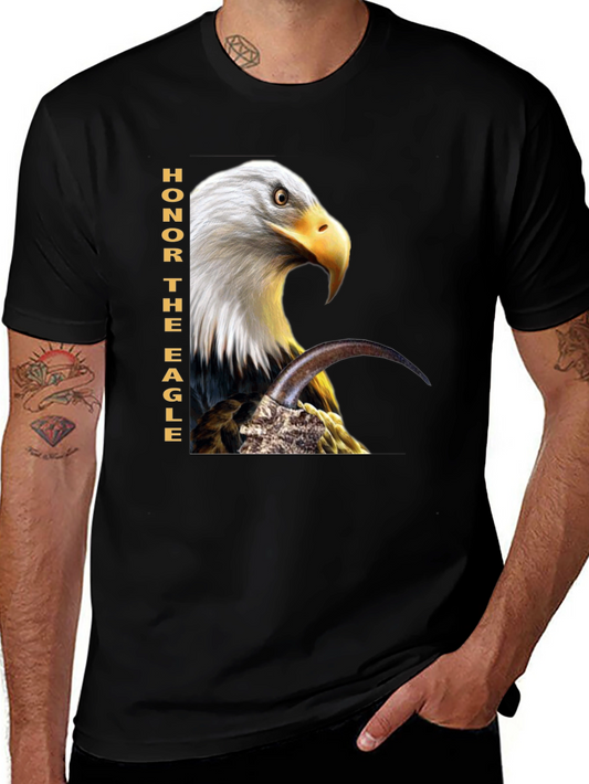 Honor The Eagle T-Shirt - Patriotic Design
