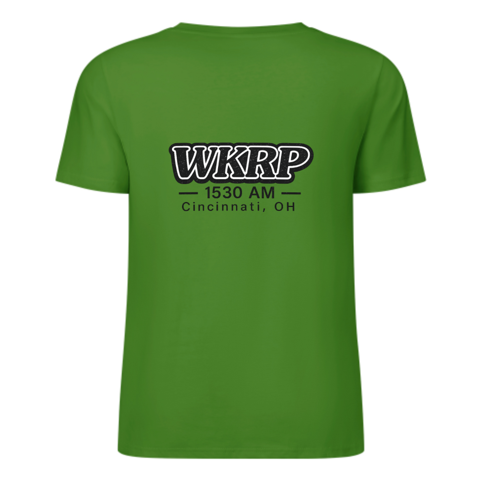 WKRP Cincinnati Retro Radio Graphic Tee – Vintage 1530 AM Inspired T-Shirt(z137)