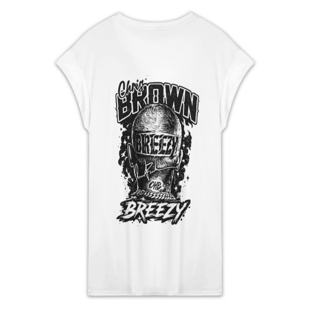 Chris Brown Breezy Graphic T-Shirt – Vintage Hip Hop Streetwear Tee for Fans(z155)
