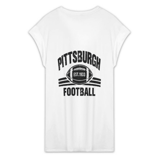 Vintage Pittsburgh Football Graphic Tee – Retro Sports Fan Unisex Shirt(z159)
