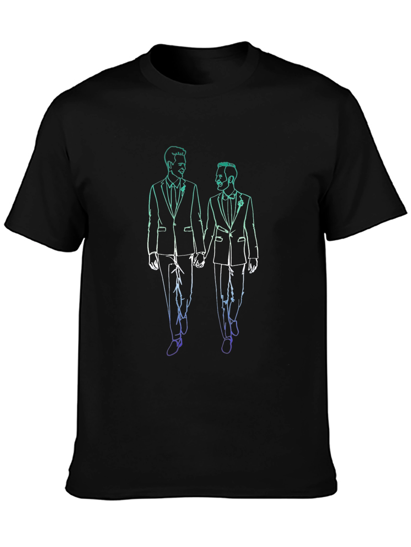 Gay Pride LGBTQ+ Wedding T-Shirt