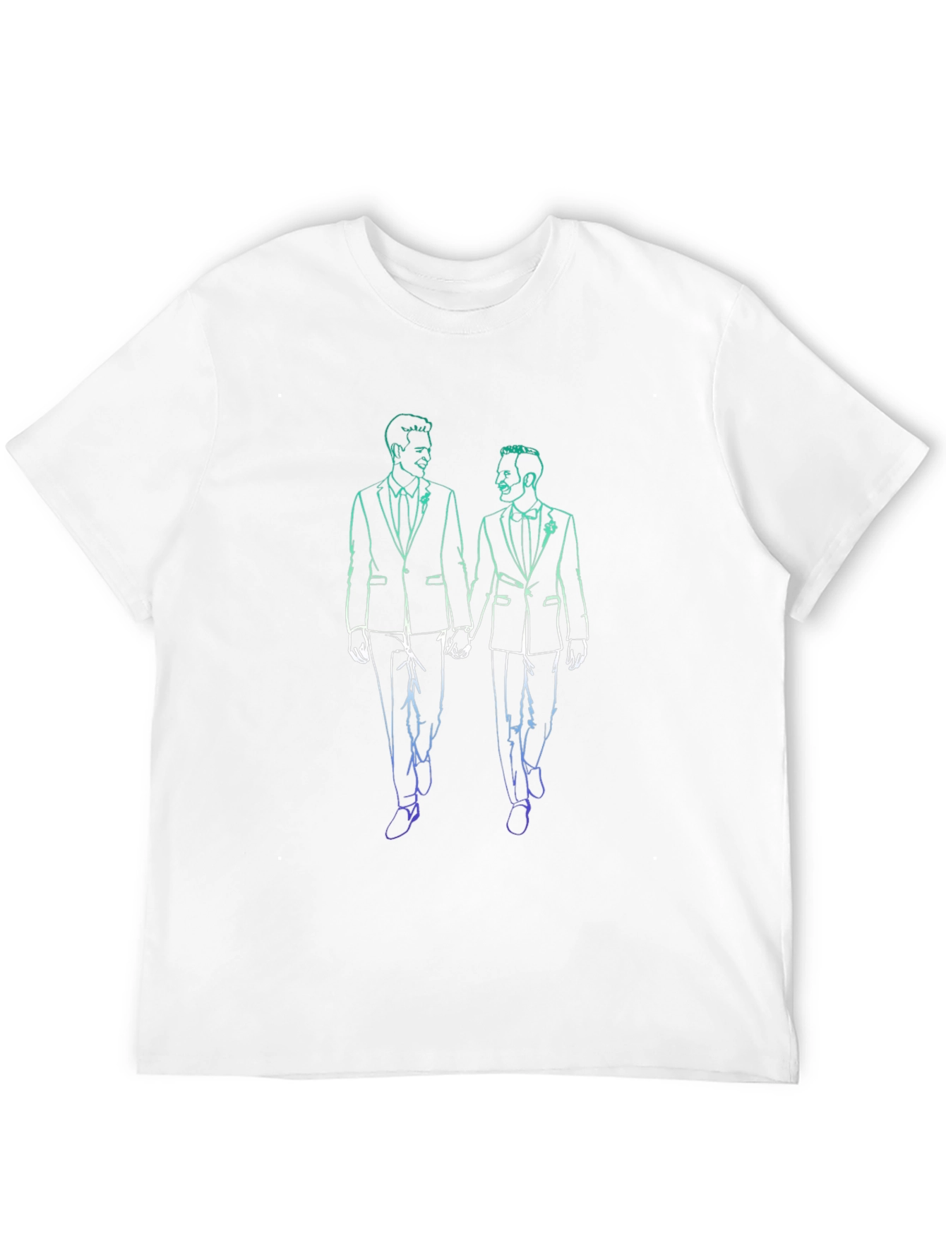 Gay Pride LGBTQ+ Wedding T-Shirt