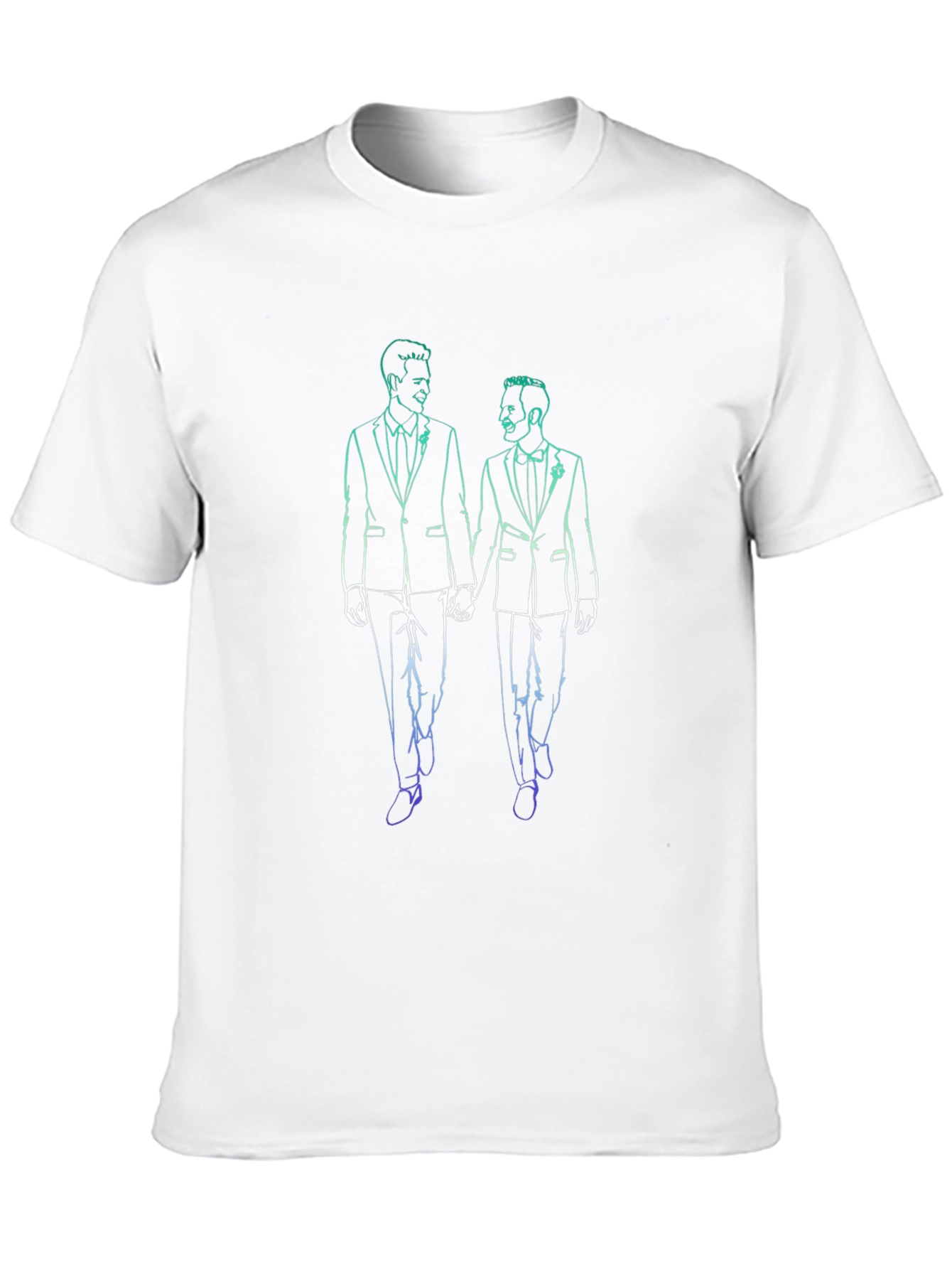 Gay Pride LGBTQ+ Wedding T-Shirt