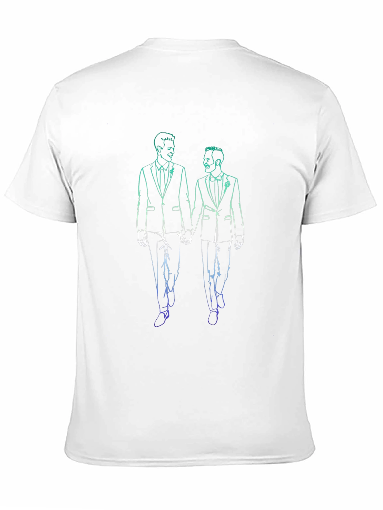 Gay Pride LGBTQ+ Wedding T-Shirt
