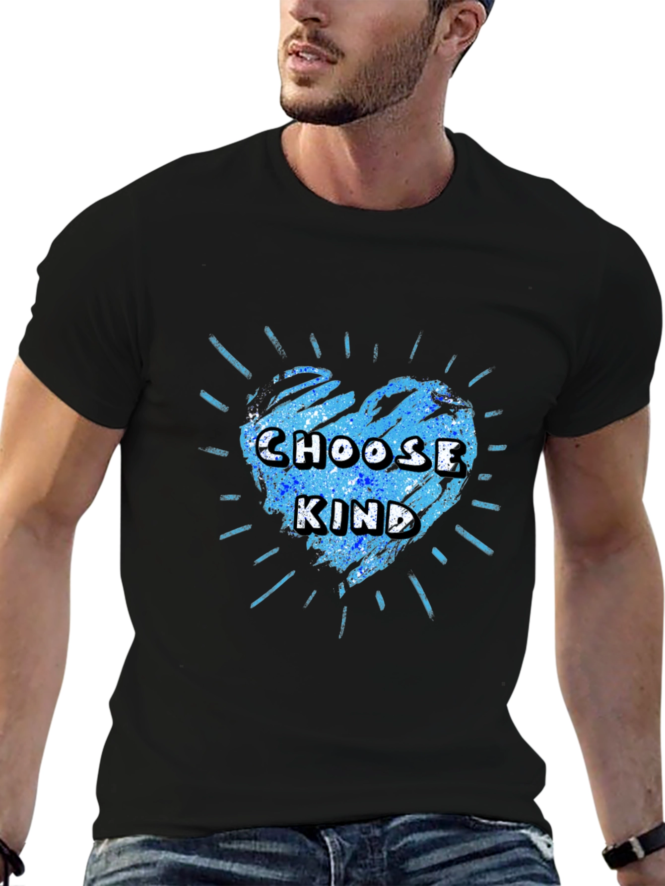 Choose Kind Graphic Tee - Kindness Heart T-Shirt