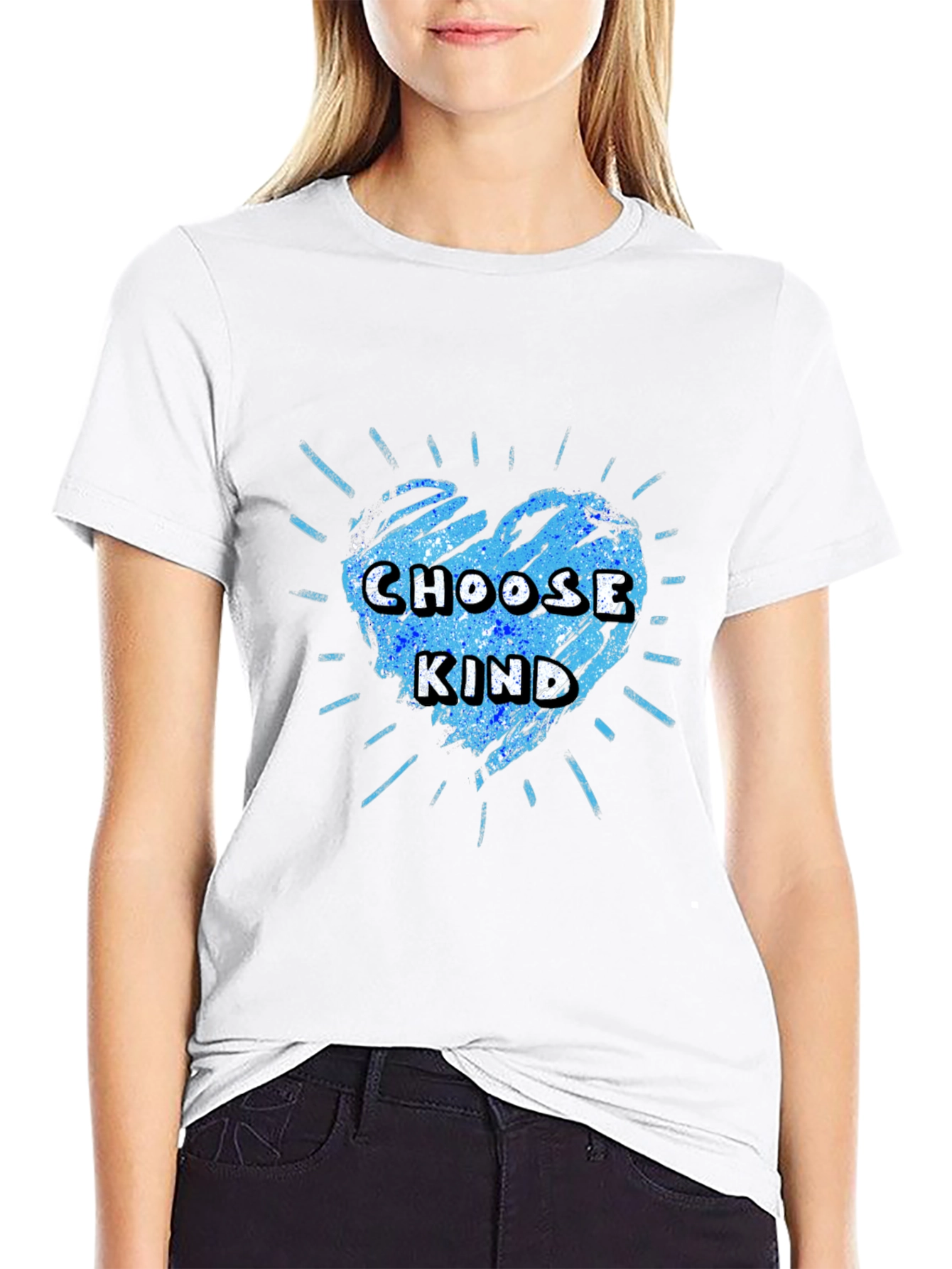 Choose Kind Graphic Tee - Kindness Heart T-Shirt