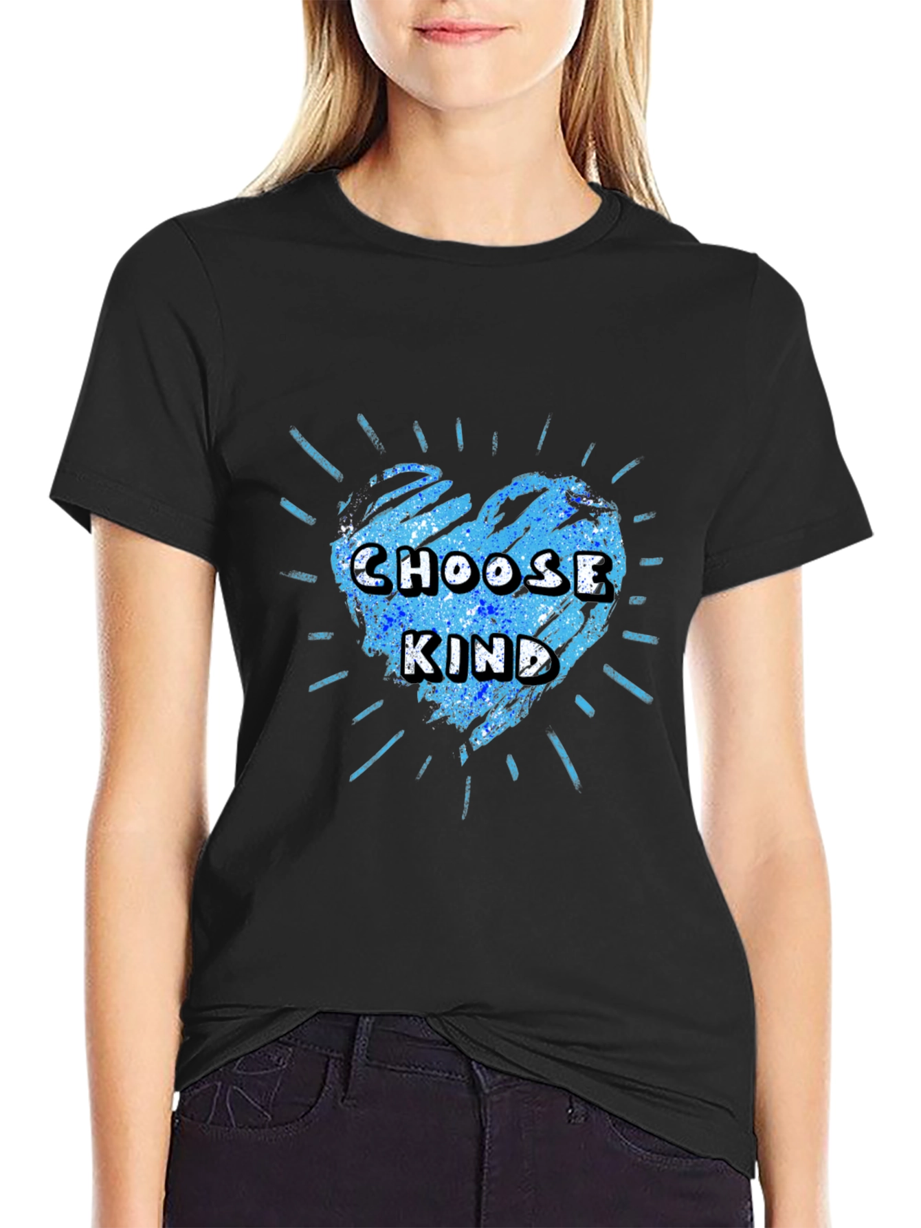 Choose Kind Graphic Tee - Kindness Heart T-Shirt