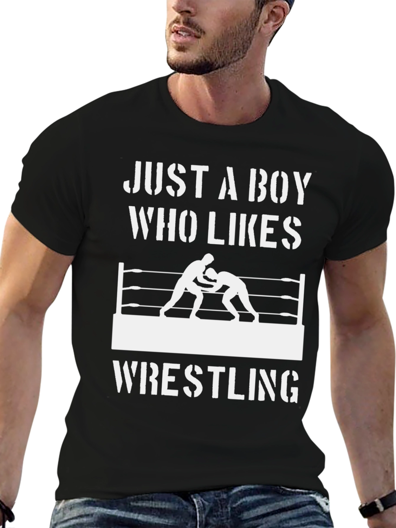Just a Boy Who Likes Wrestling T-Shirt