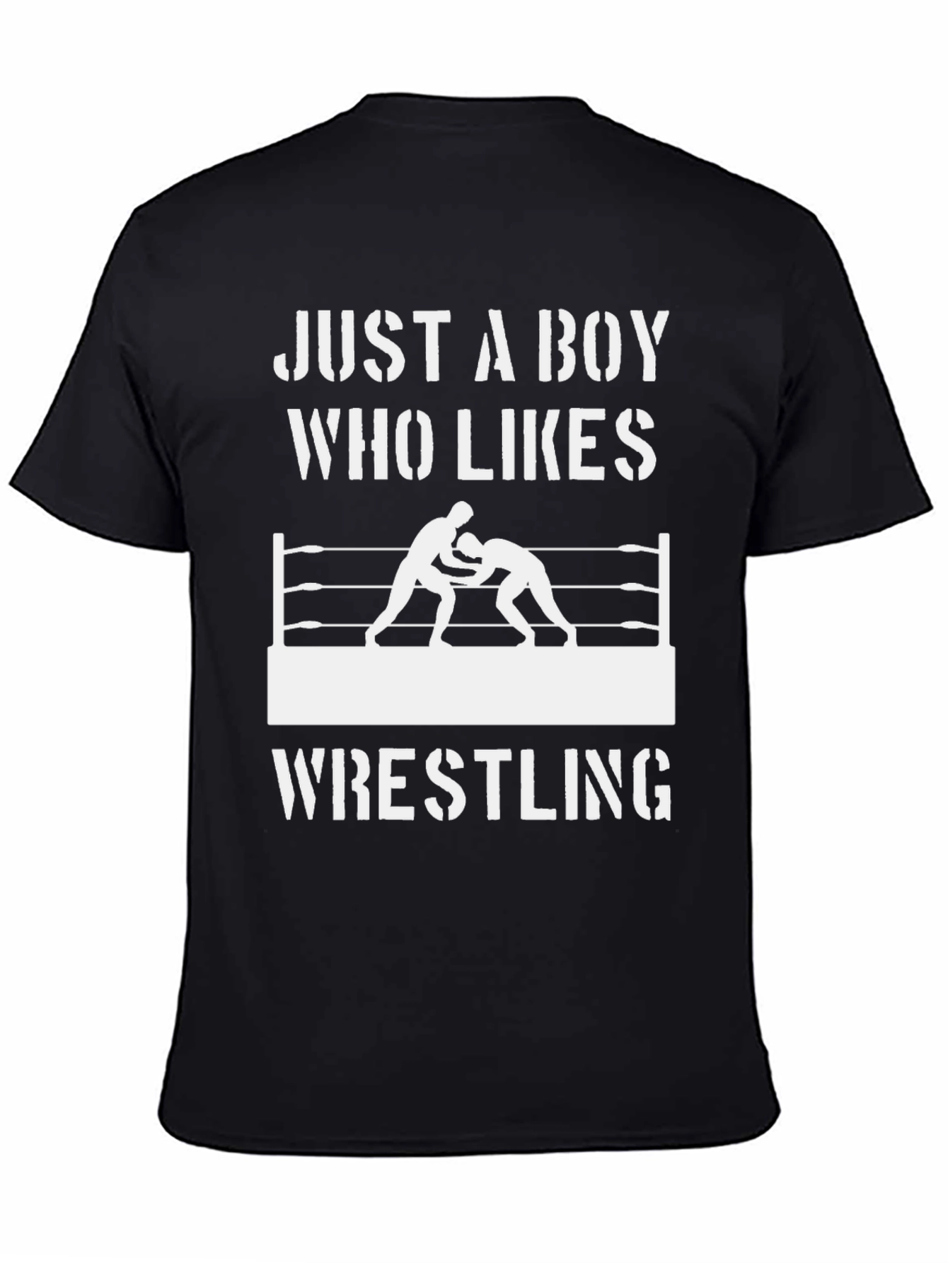 Just a Boy Who Likes Wrestling T-Shirt