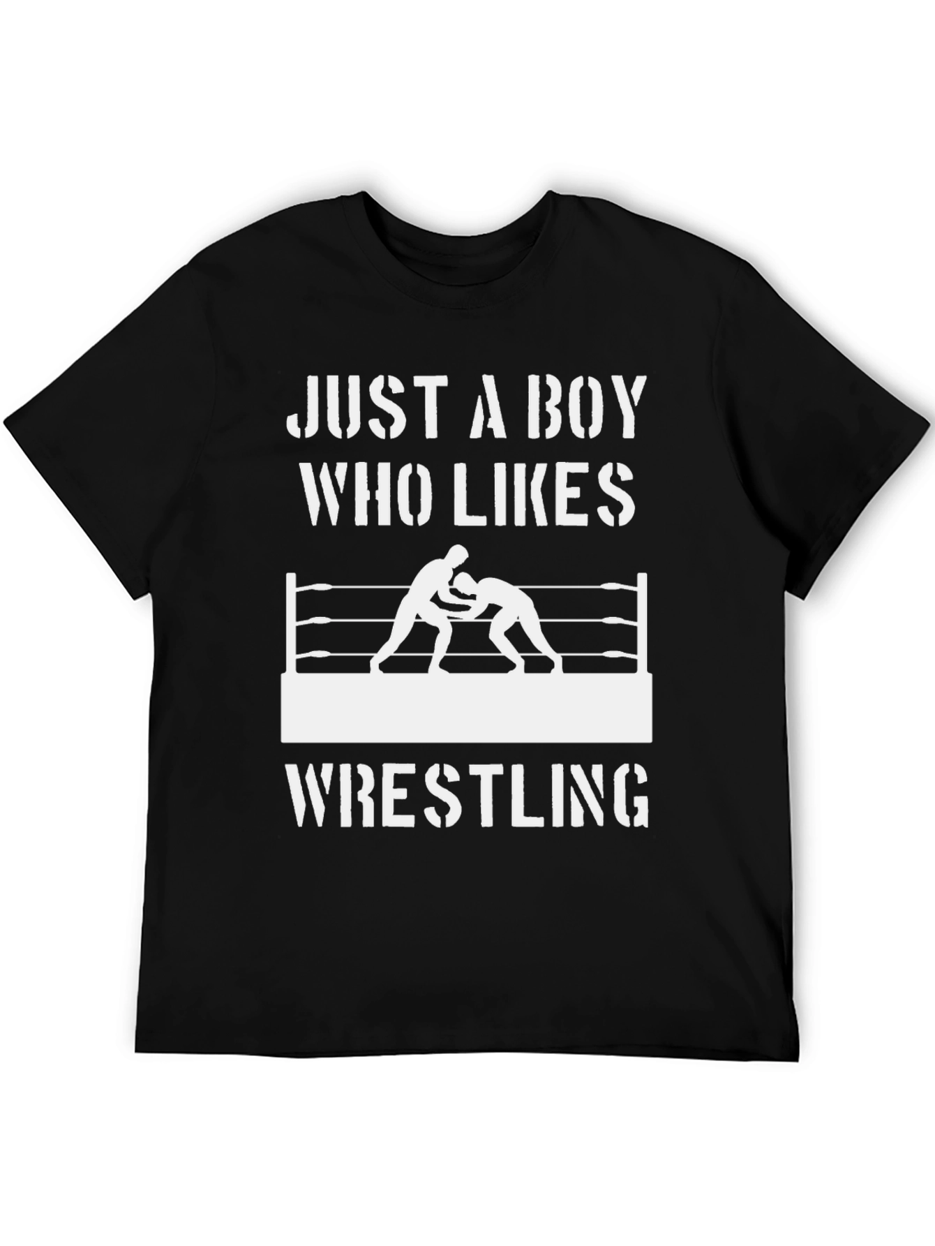 Just a Boy Who Likes Wrestling T-Shirt