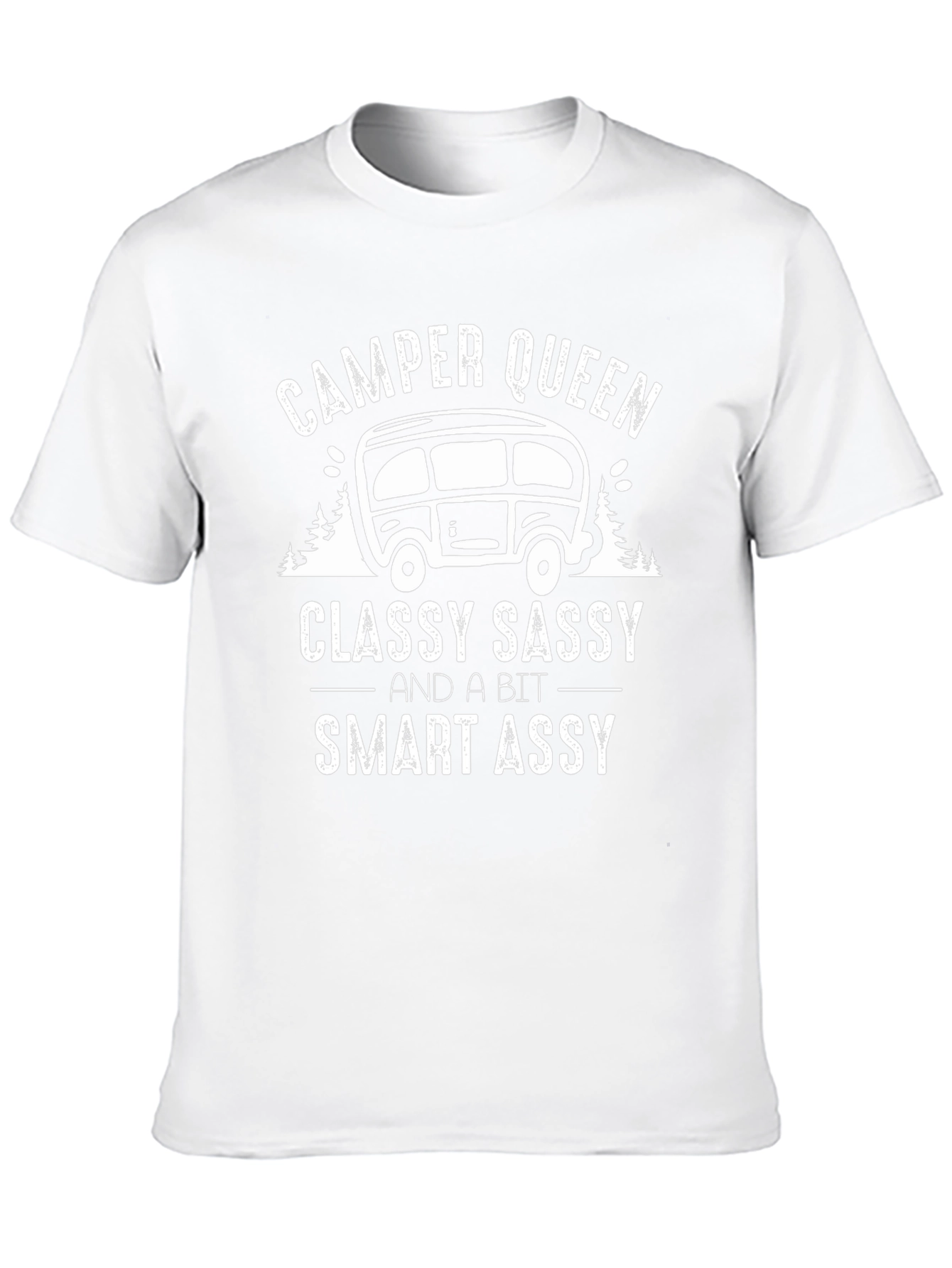 Camper Queen Classy Sassy Funny Camping T-Shirt