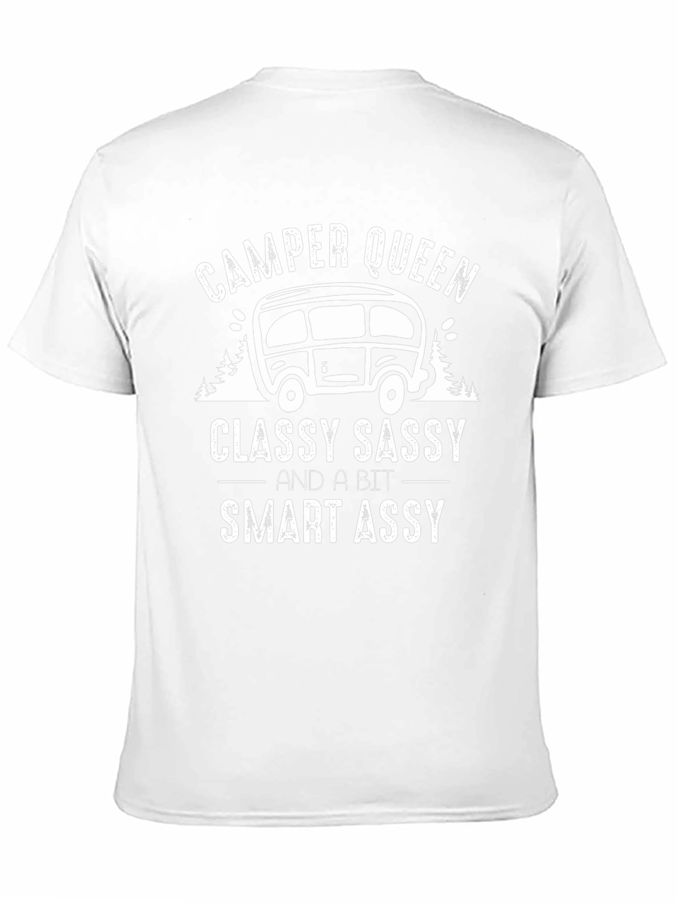 Camper Queen Classy Sassy Funny Camping T-Shirt