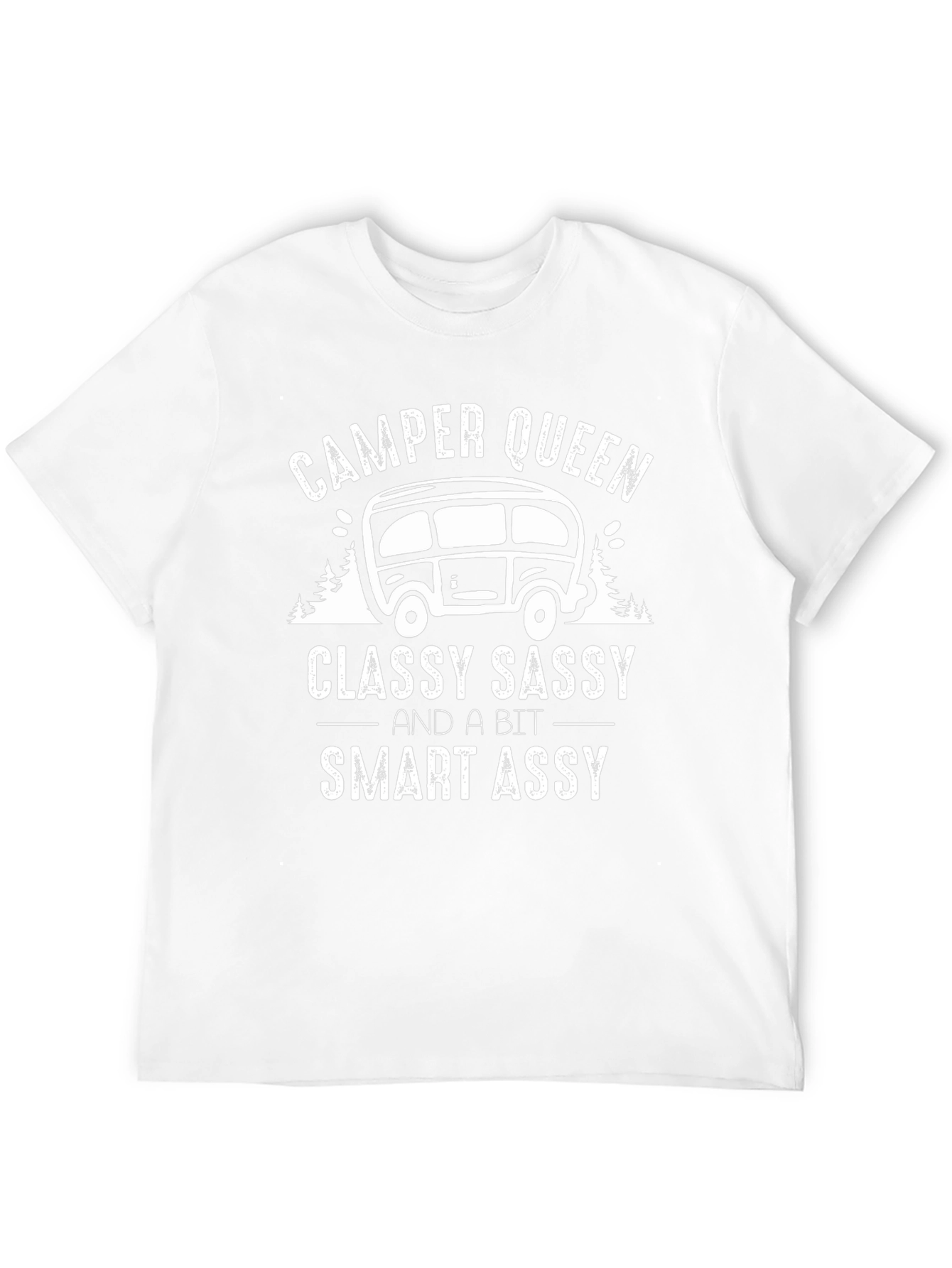 Camper Queen Classy Sassy Funny Camping T-Shirt