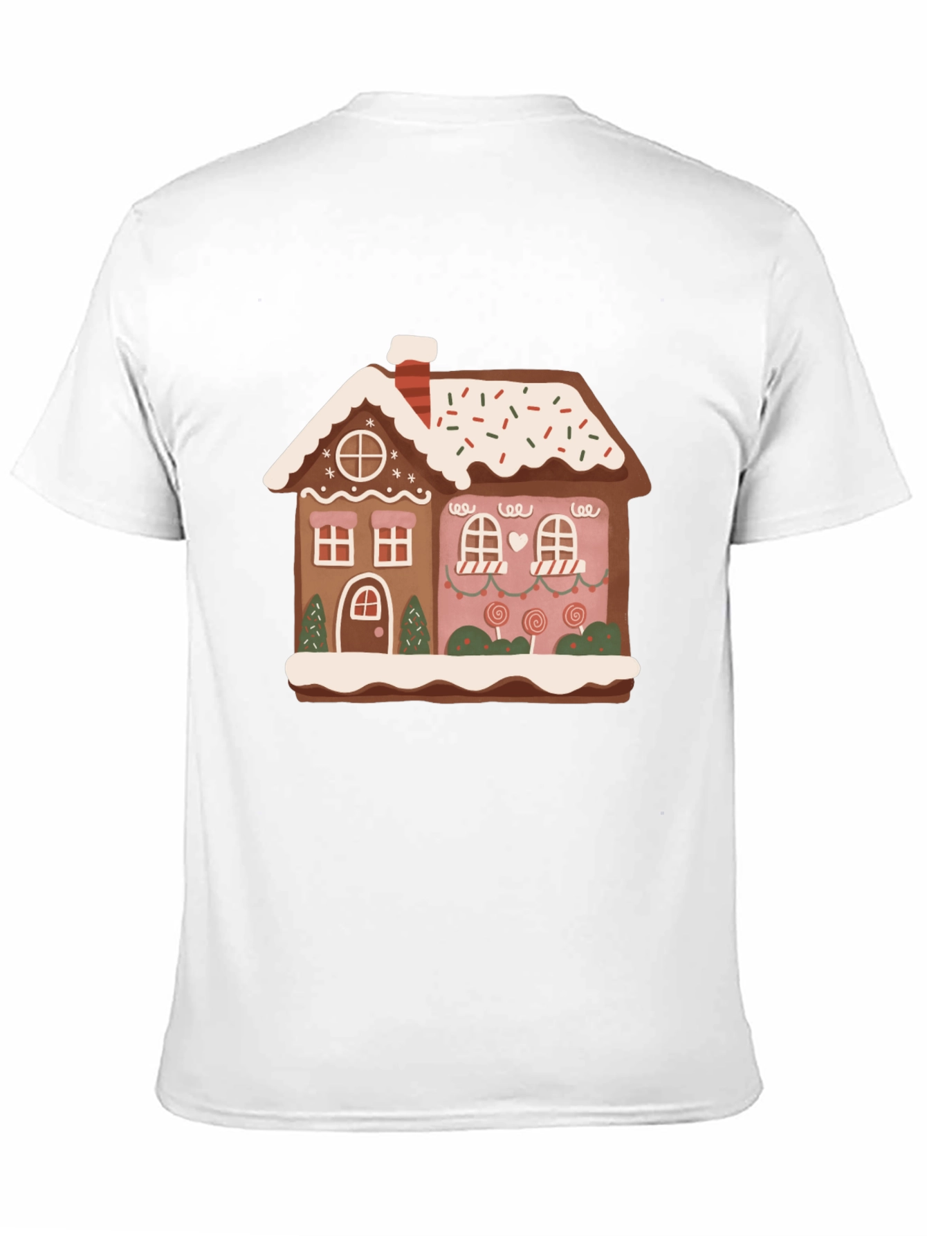 Festive Gingerbread House Graphic Tee