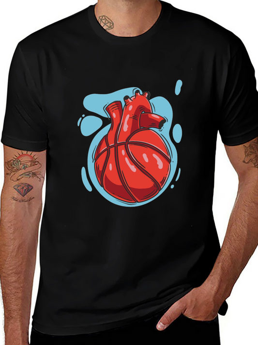 Heart of the Game T-Shirt - Unique Basketball Design