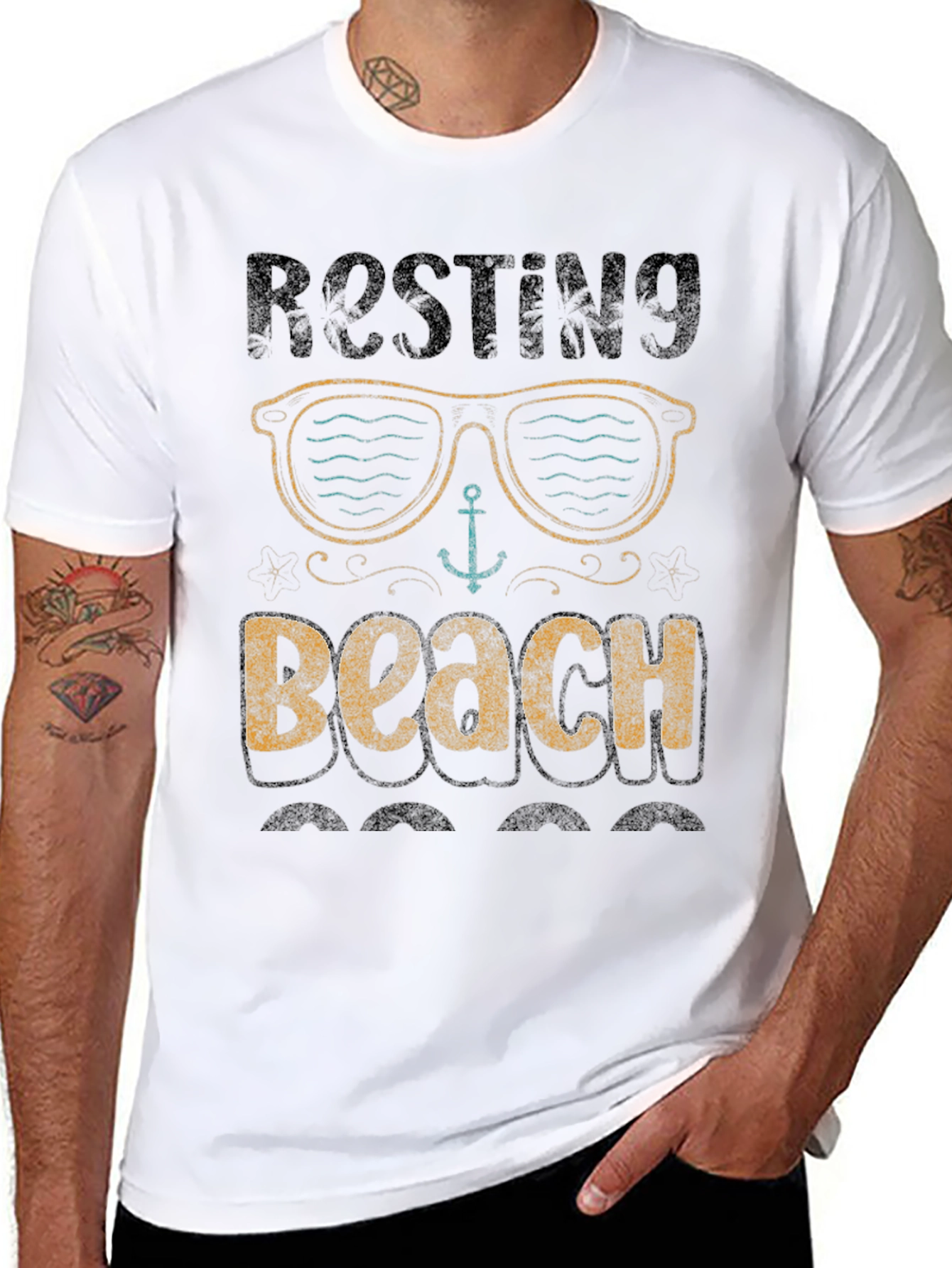 Resting Beach T-Shirt - Relaxed Fit