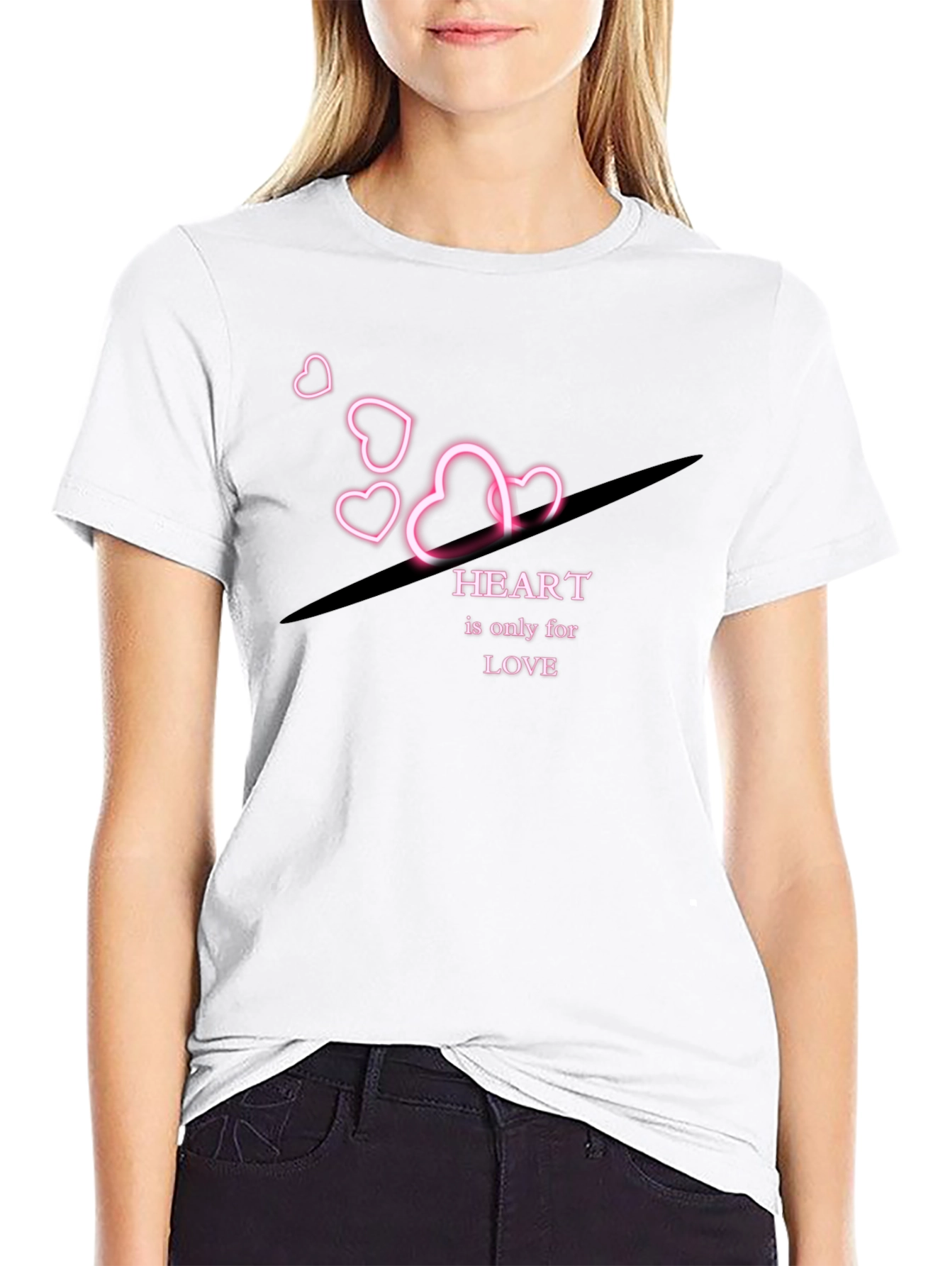 Heart is Only for Love - Graphic T-Shirt