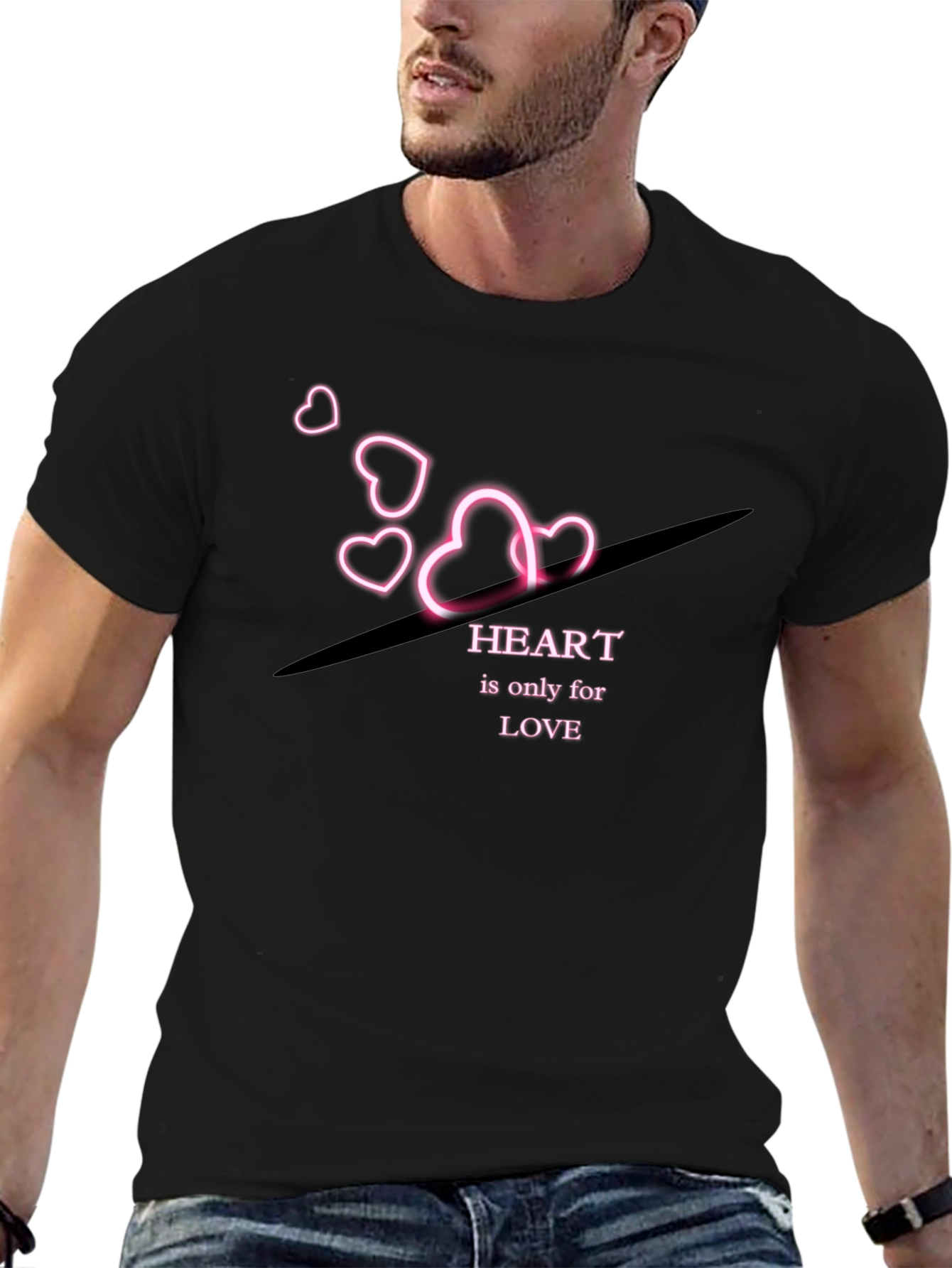 Heart is Only for Love - Graphic T-Shirt