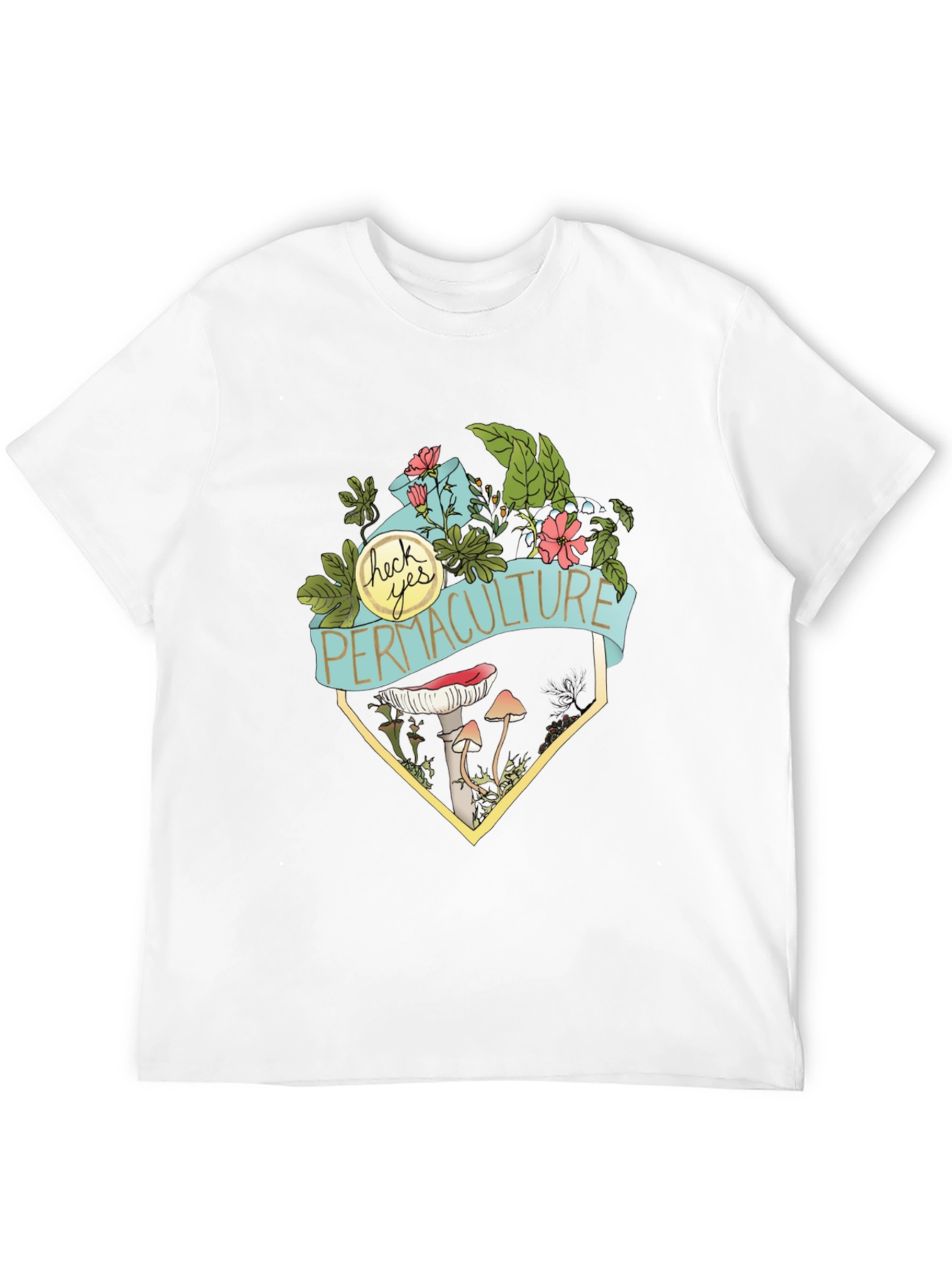 Permaculture T-Shirt - Sustainable Living Design