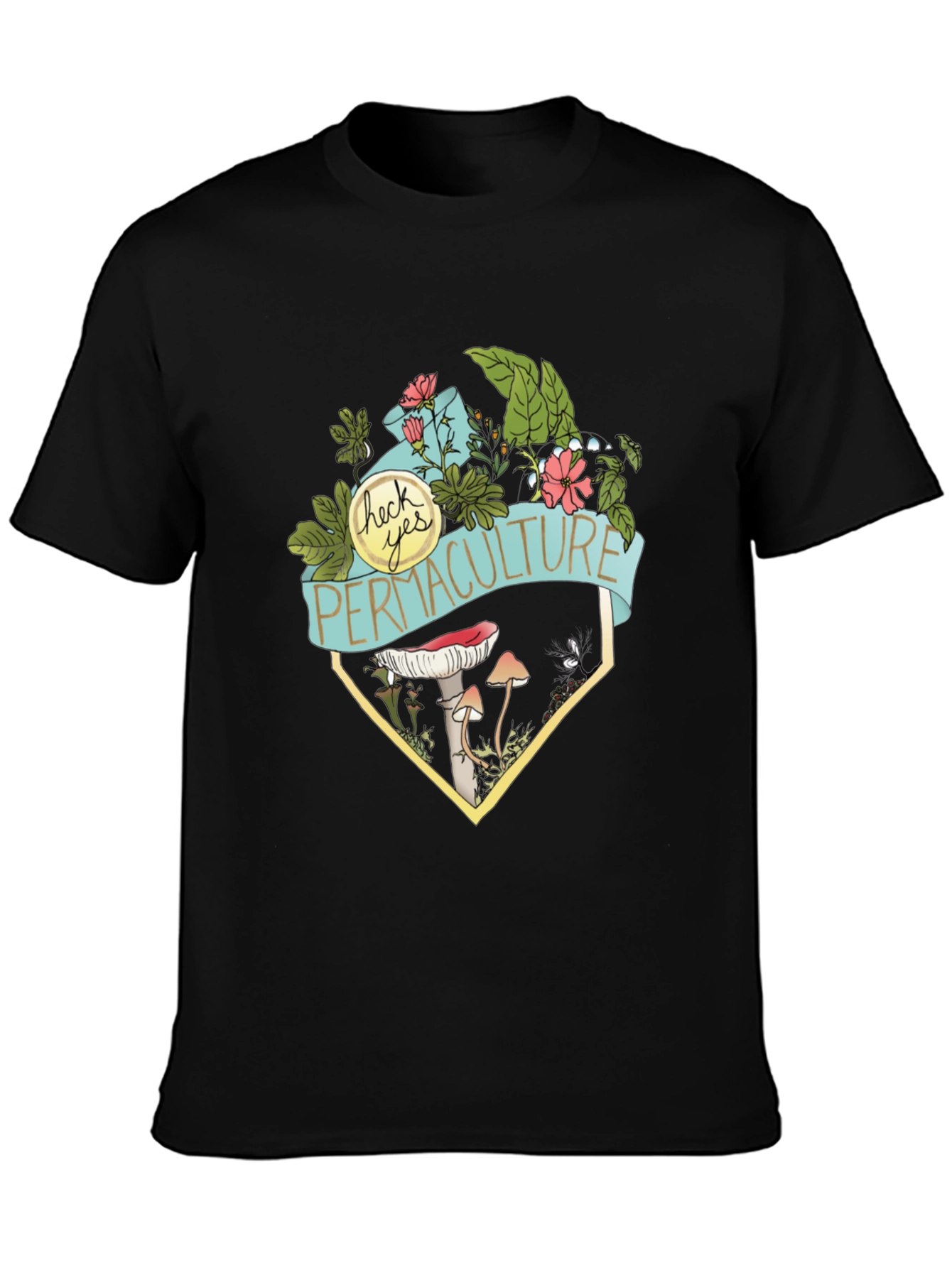 Permaculture T-Shirt - Sustainable Living Design