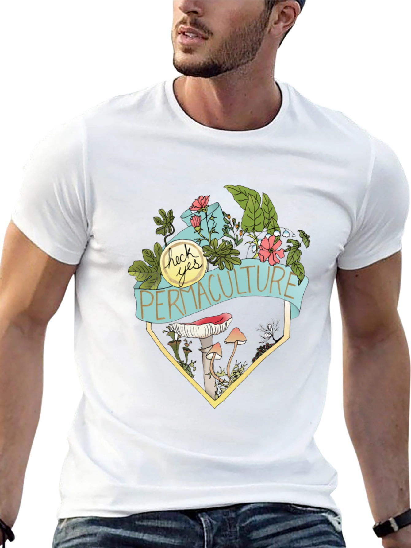 Permaculture T-Shirt - Sustainable Living Design