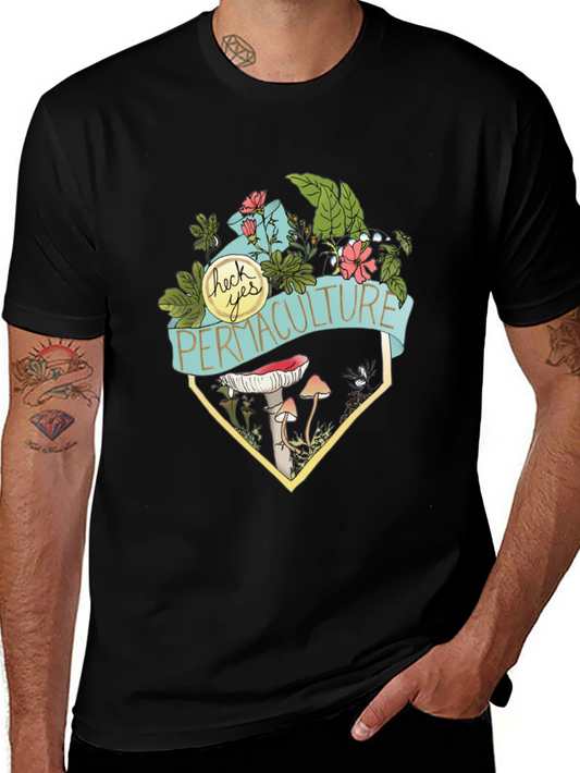 Permaculture T-Shirt - Sustainable Living Design