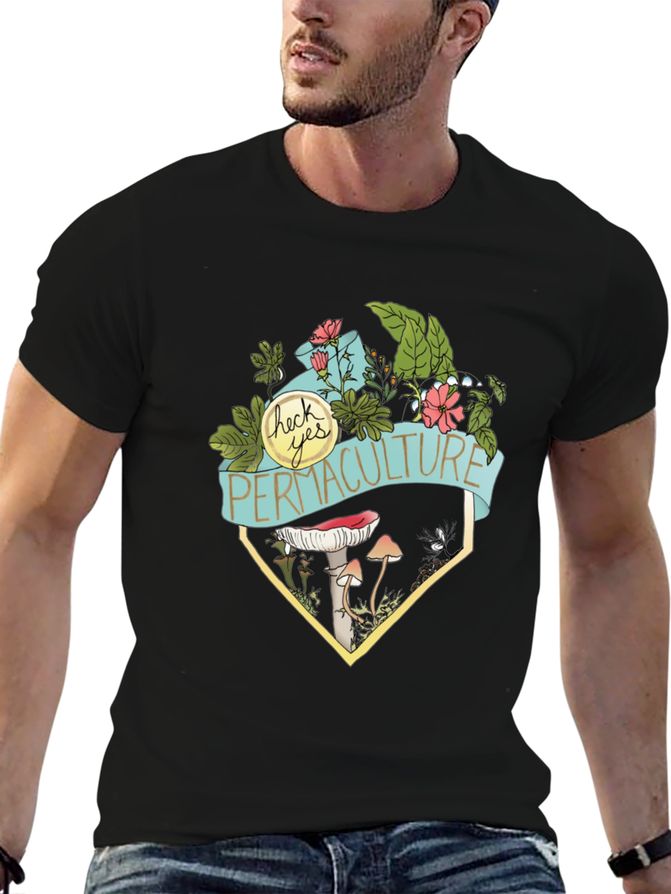 Permaculture T-Shirt - Sustainable Living Design