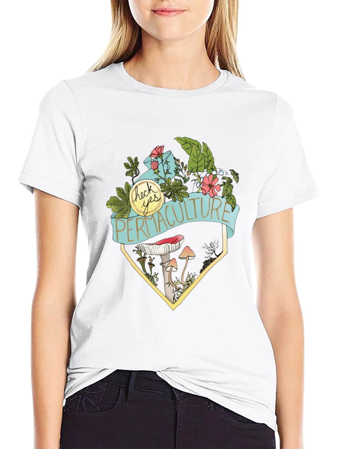 Permaculture T-Shirt - Sustainable Living Design