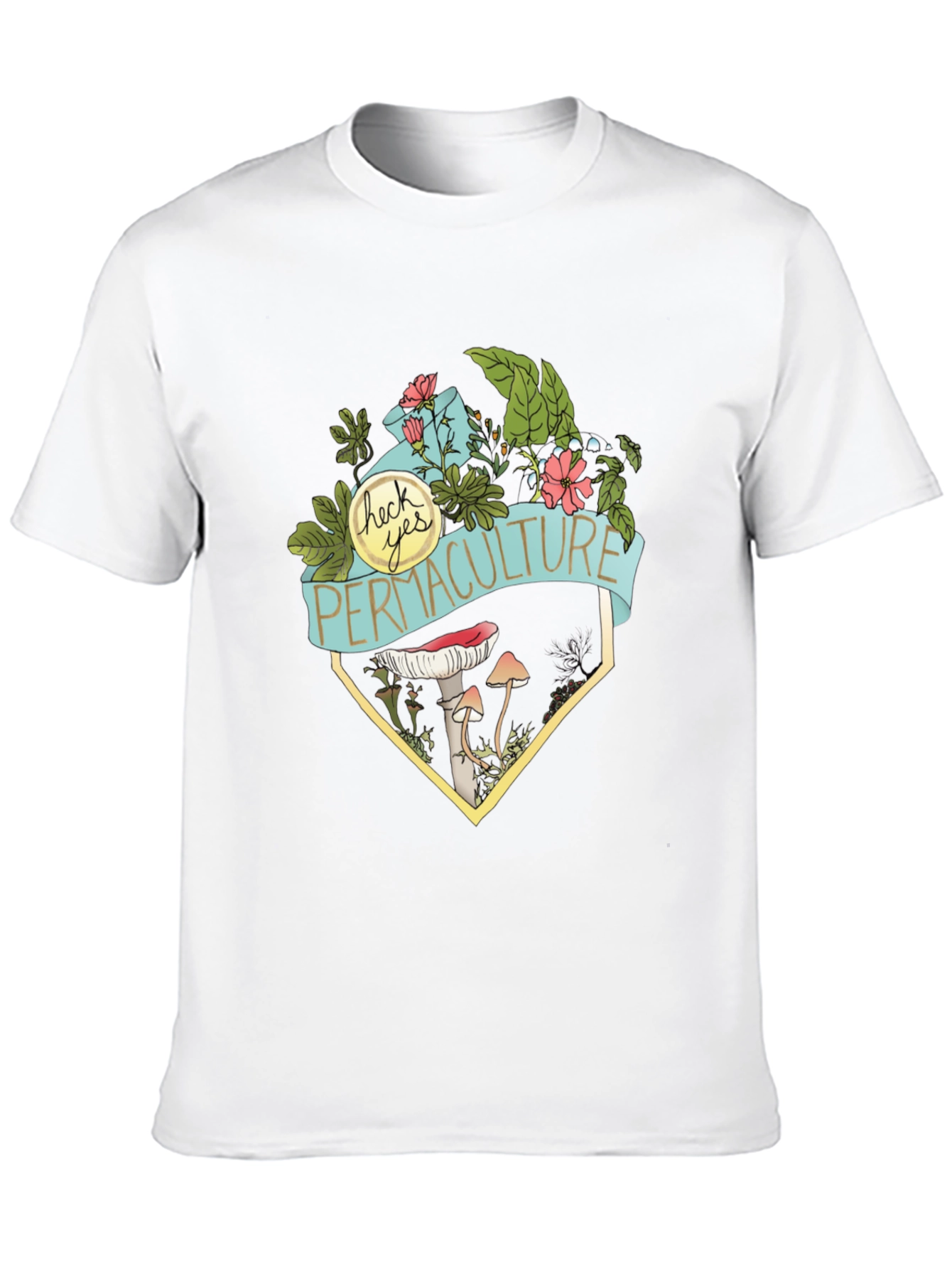 Permaculture T-Shirt - Sustainable Living Design