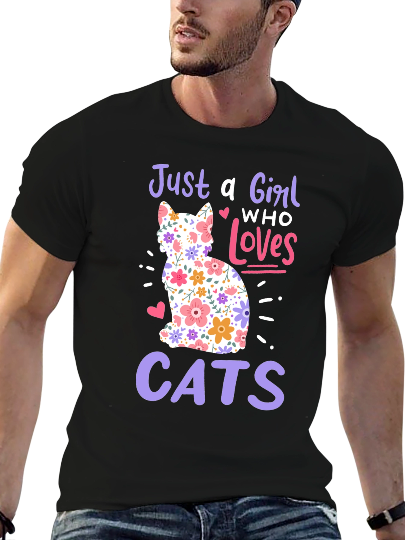 Just a Girl Who Loves Cats T-Shirt